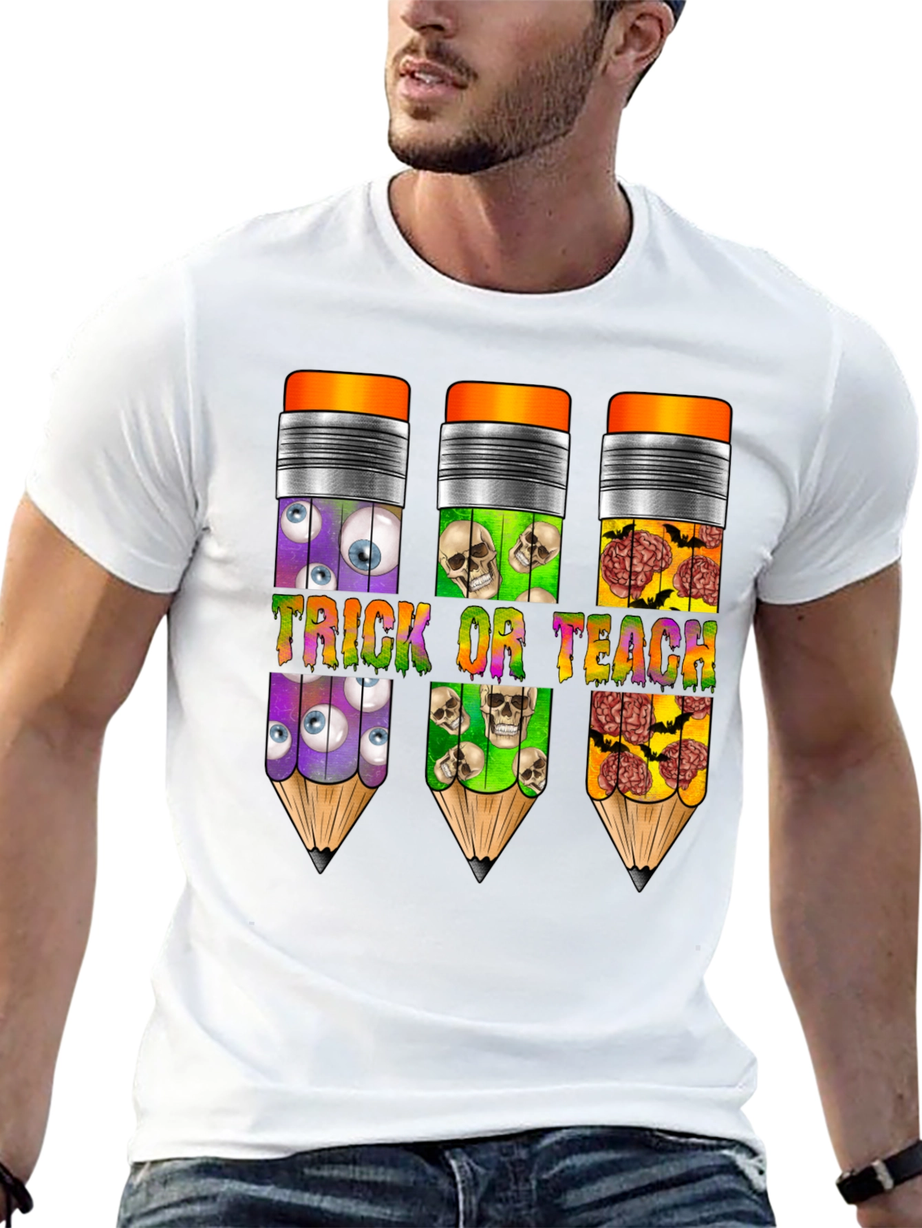 Trick or Teach Halloween T-Shirt