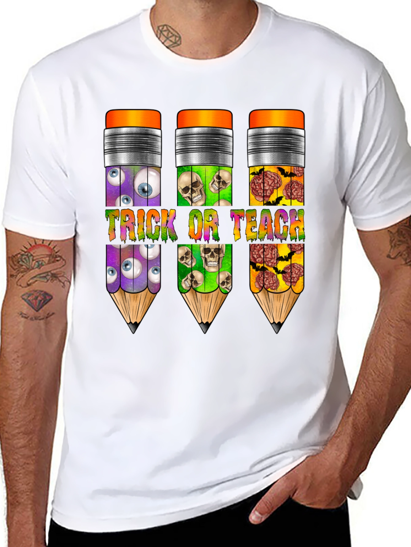 Trick or Teach Halloween T-Shirt