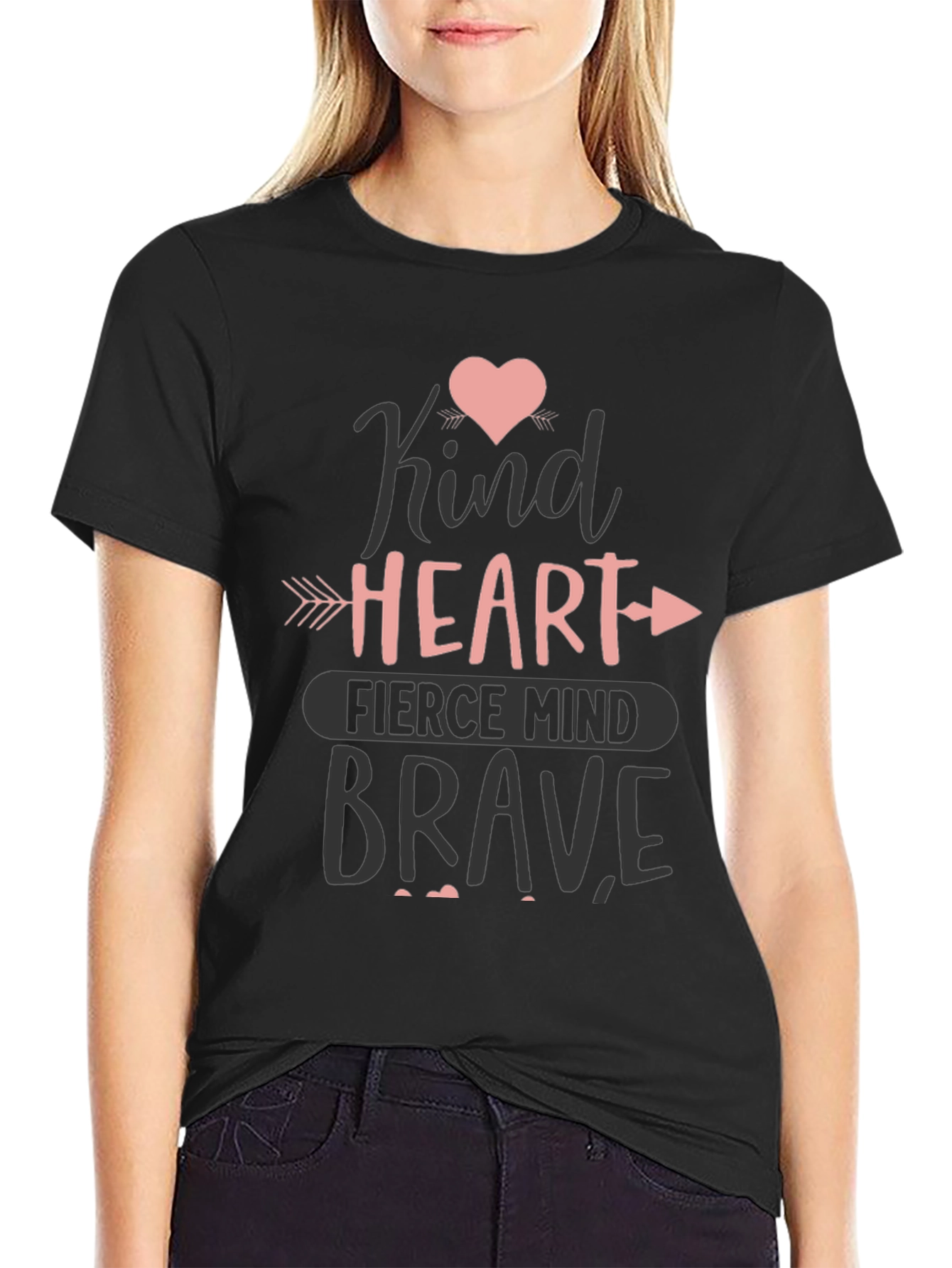 Kind Heart Brave Mind Graphic Tee