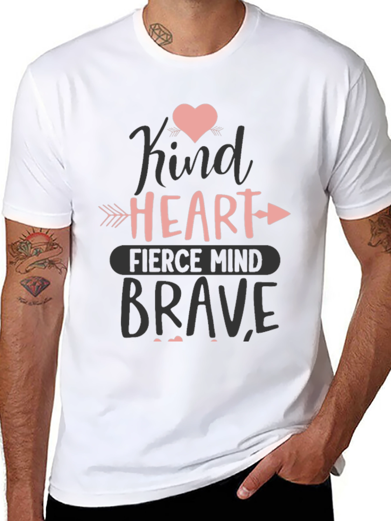 Kind Heart Brave Mind Graphic Tee