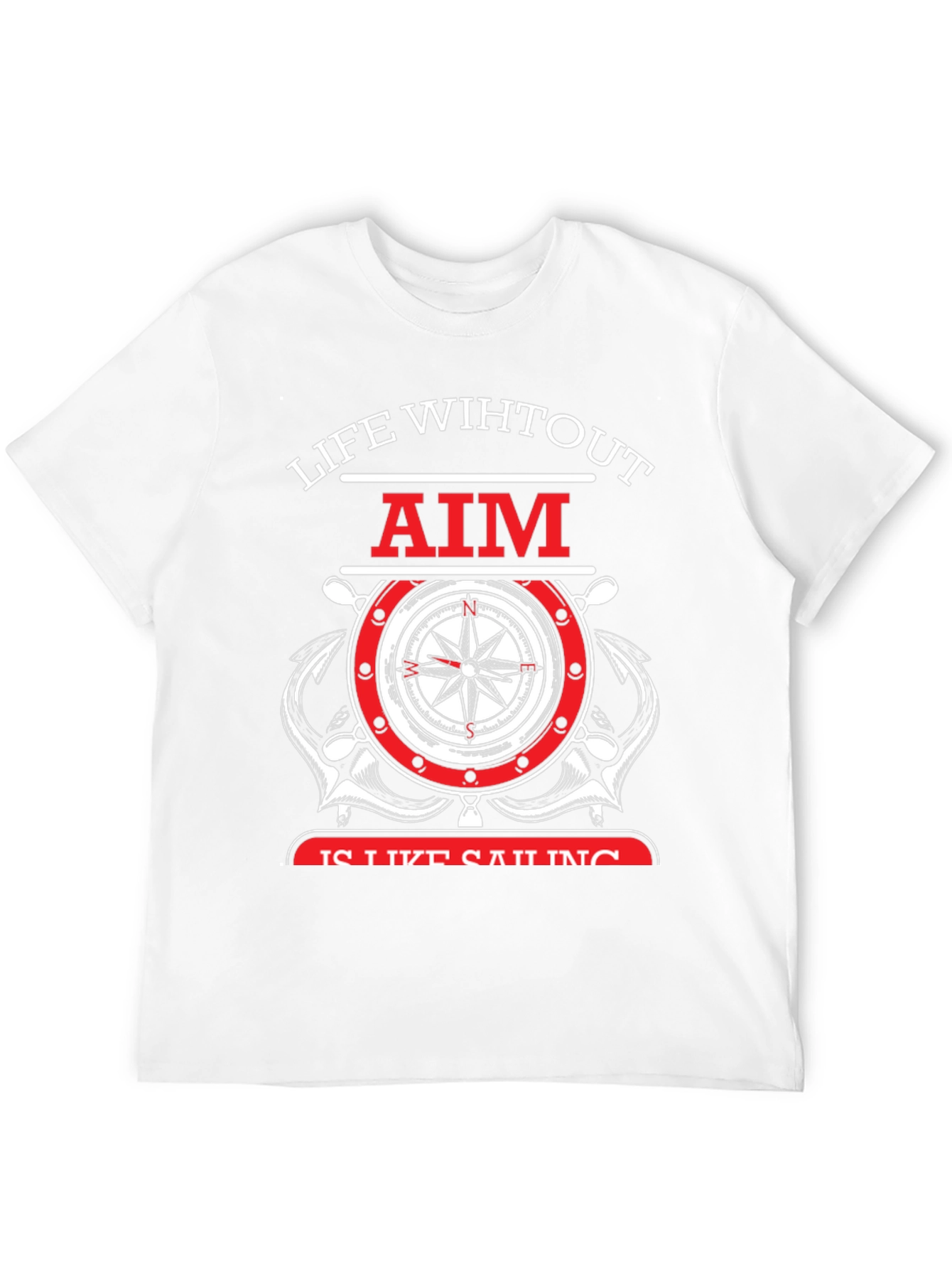 Life Without Aim Sailing Graphic T-Shirt