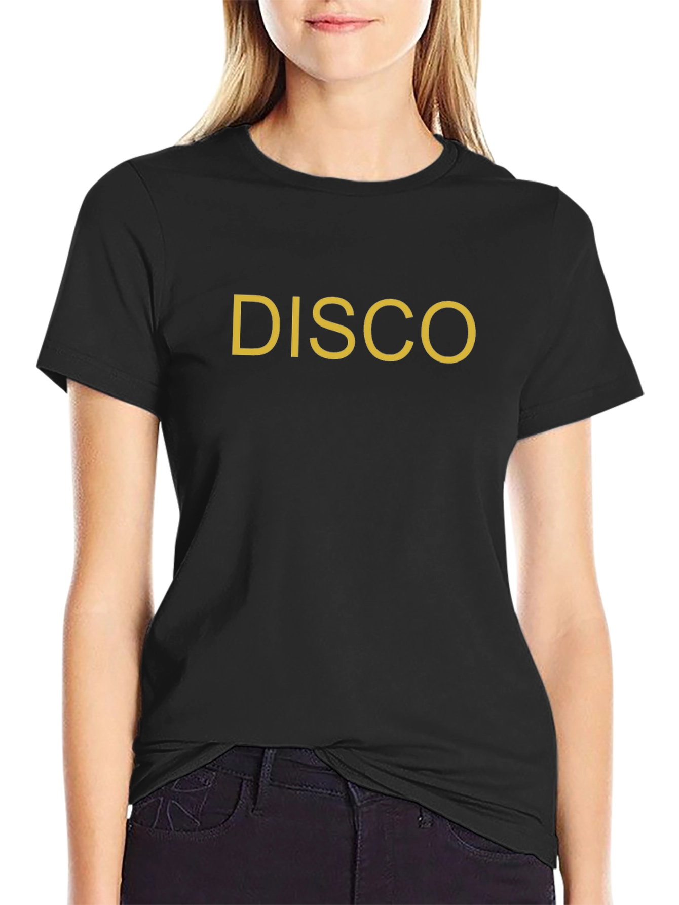 Retro Disco Graphic Tee - Black