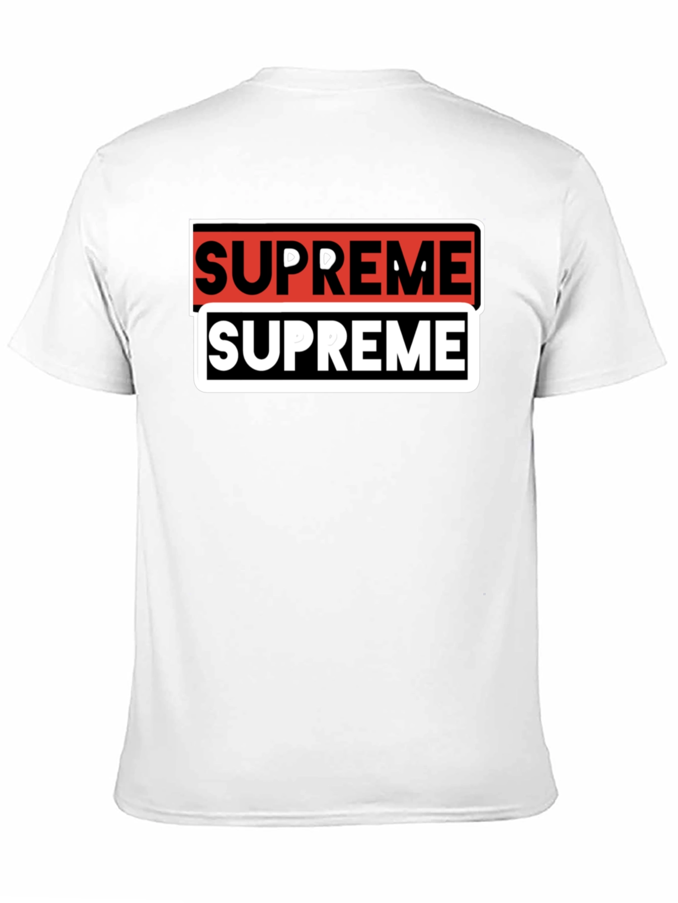 Supreme Double Logo Black T-Shirt