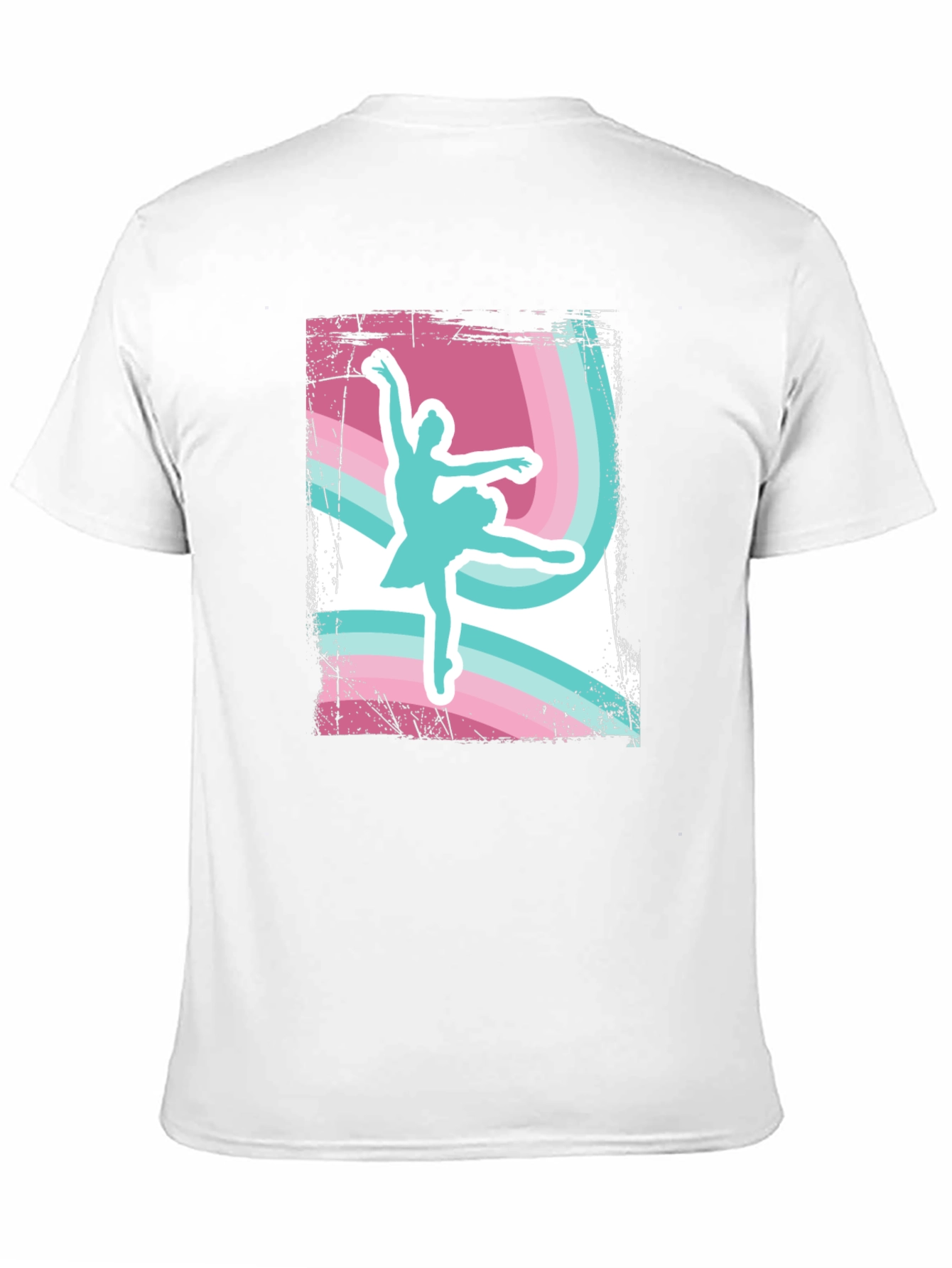 Ballerina Graphic T-Shirt - Retro Dance Tee