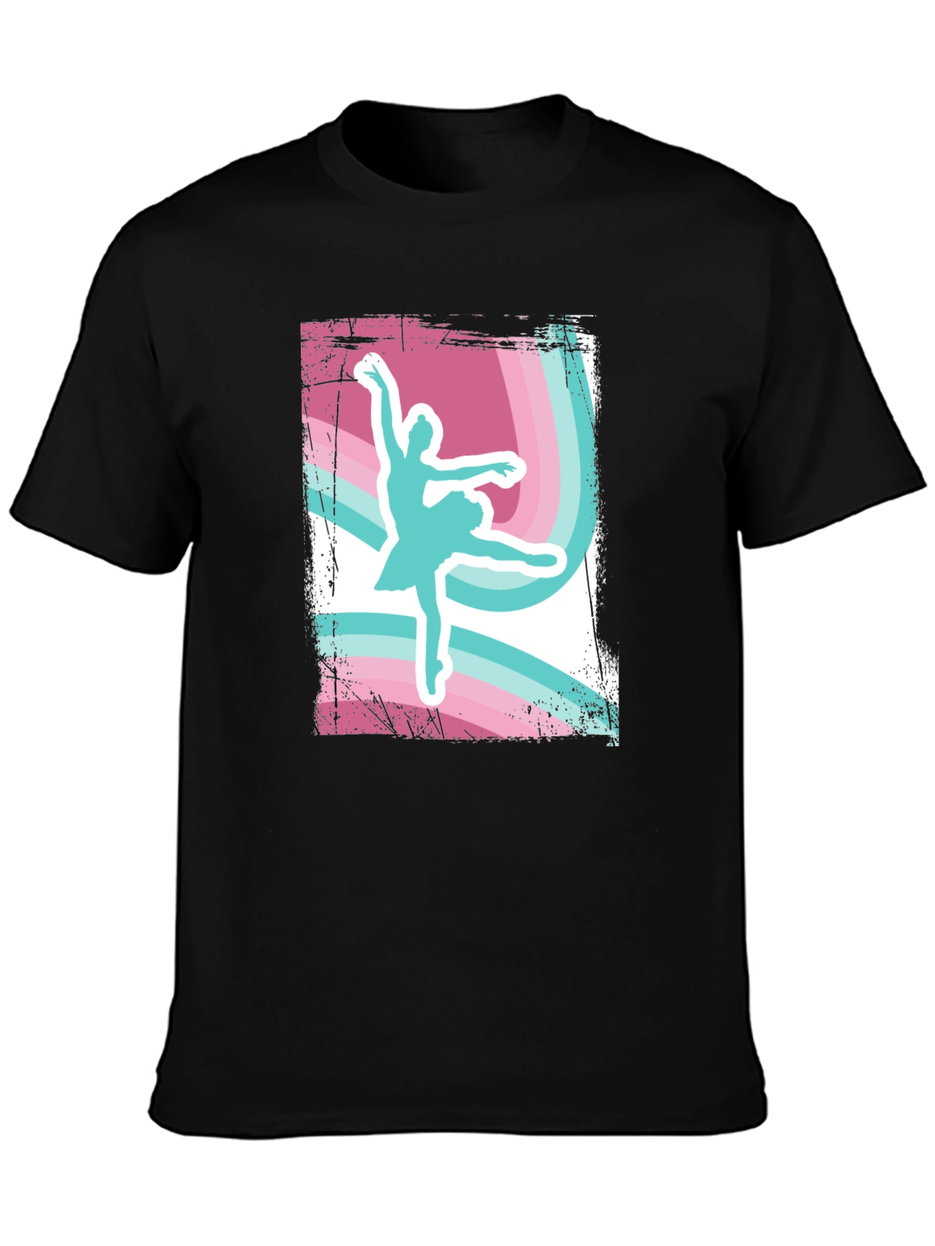 Ballerina Graphic T-Shirt - Retro Dance Tee