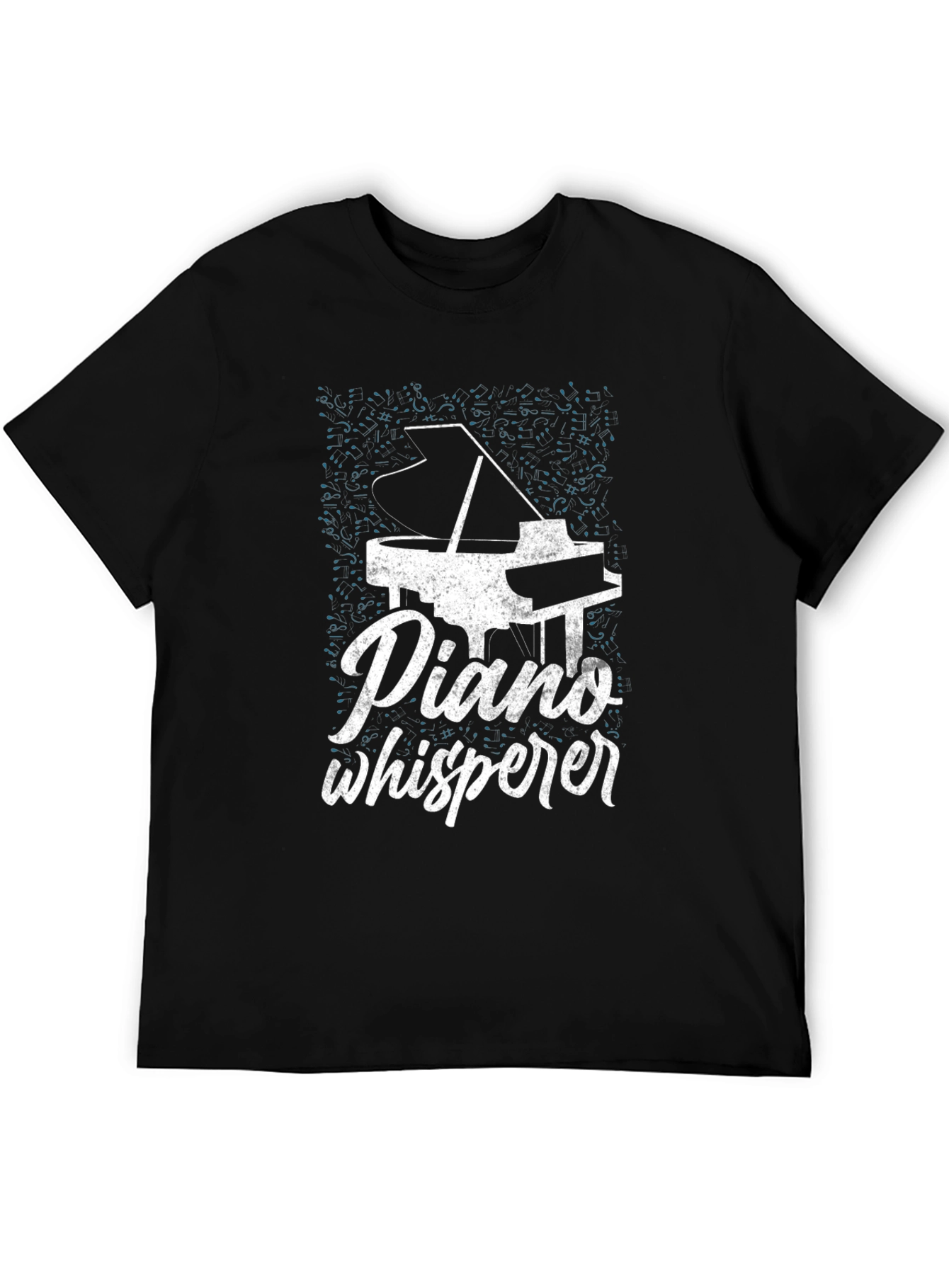 Piano Whisperer Graphic T-Shirt - Music Lover Tee