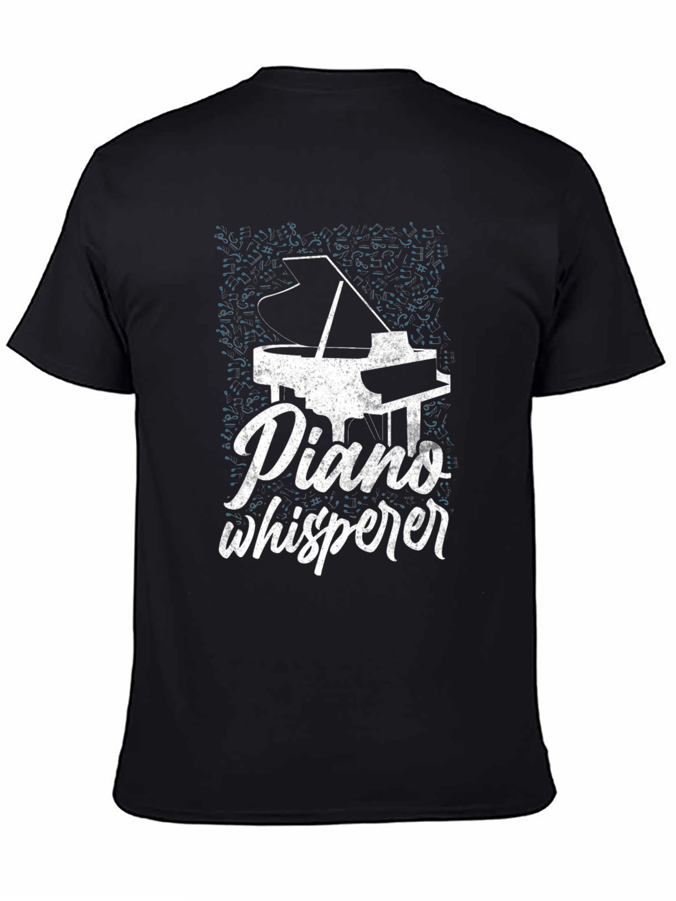 Piano Whisperer Graphic T-Shirt - Music Lover Tee