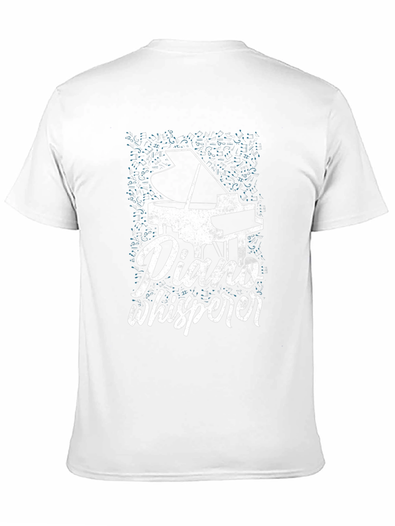 Piano Whisperer Graphic T-Shirt - Music Lover Tee