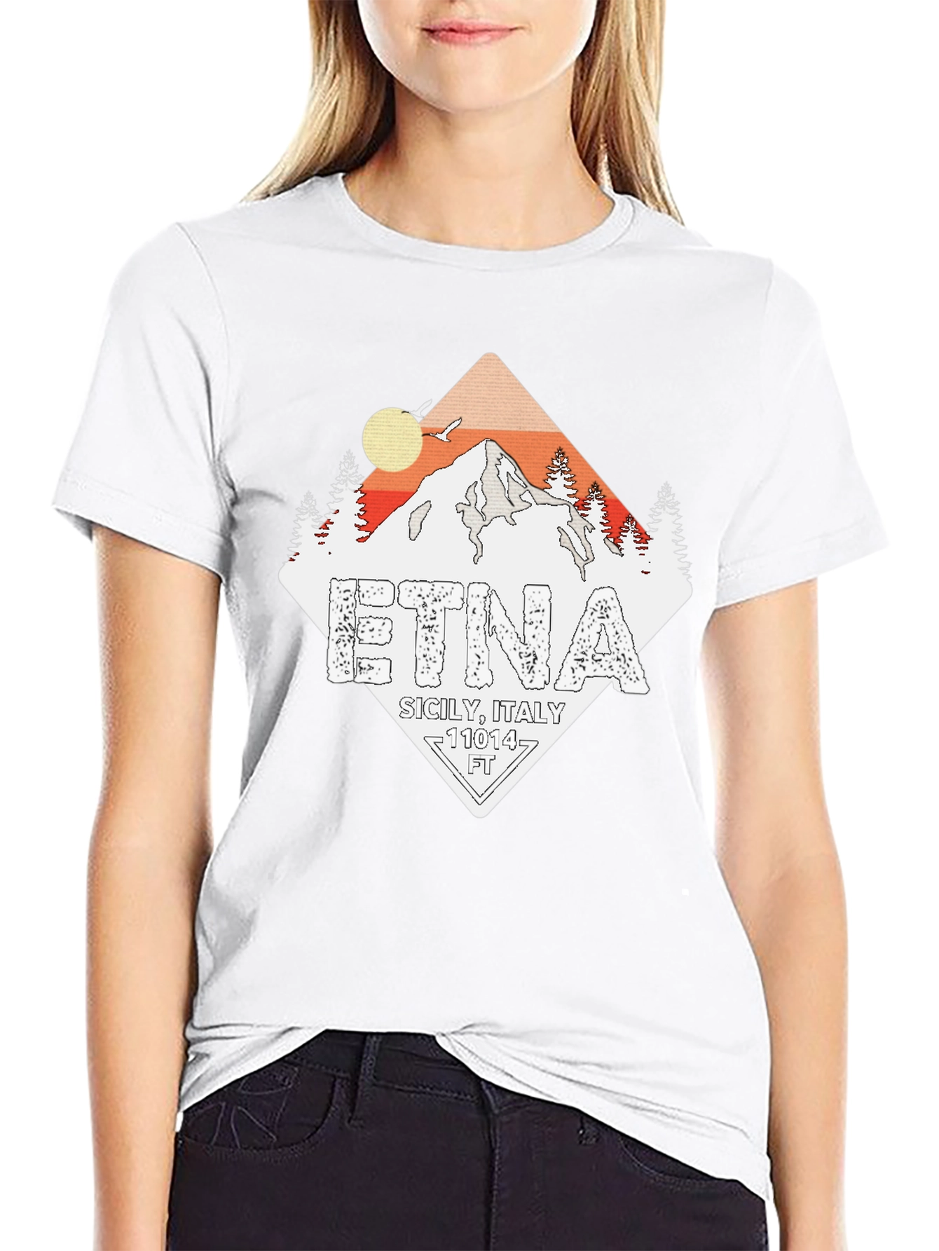 Etna Sicily Italy Graphic Tee