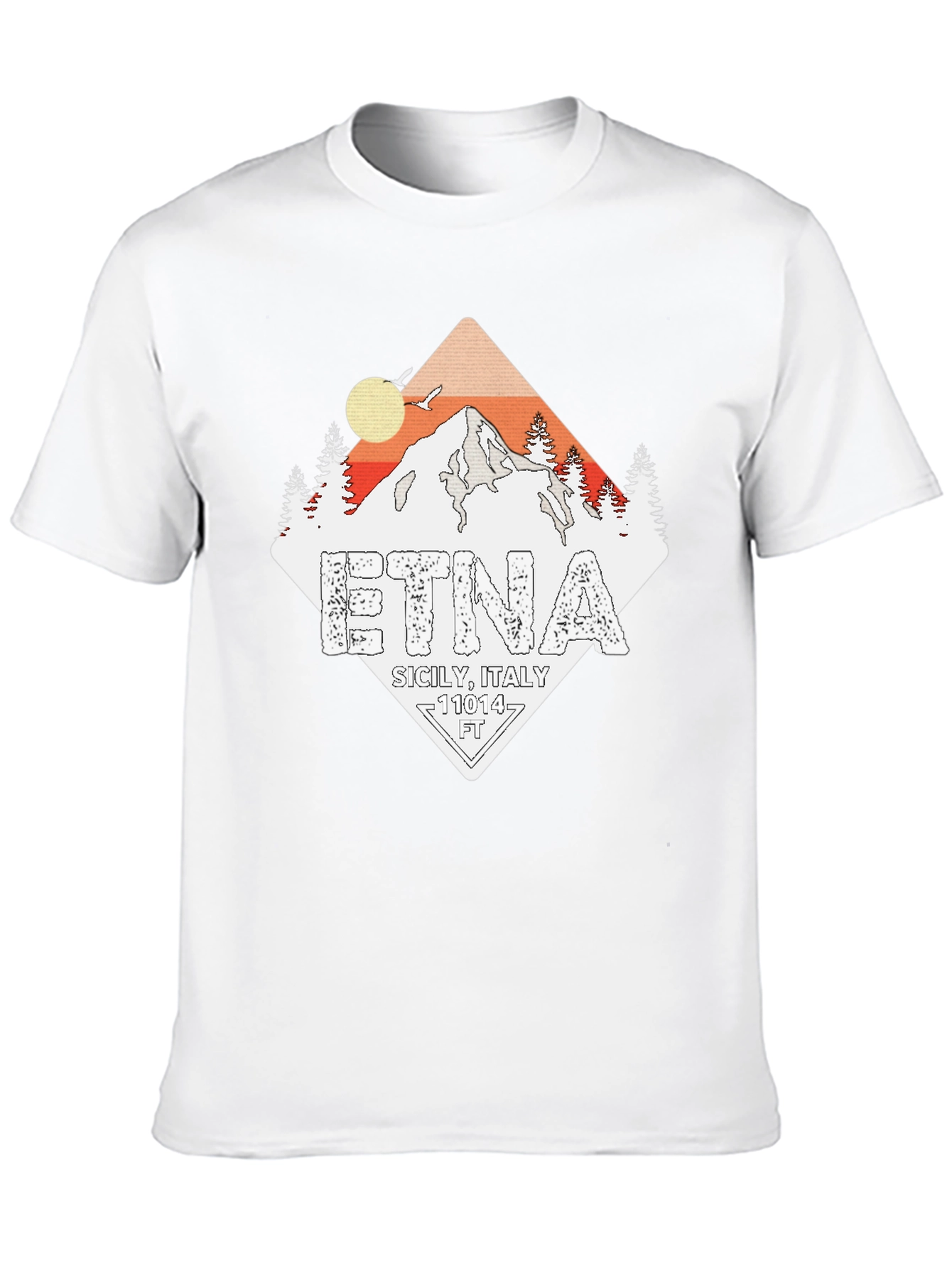 Etna Sicily Italy Graphic Tee