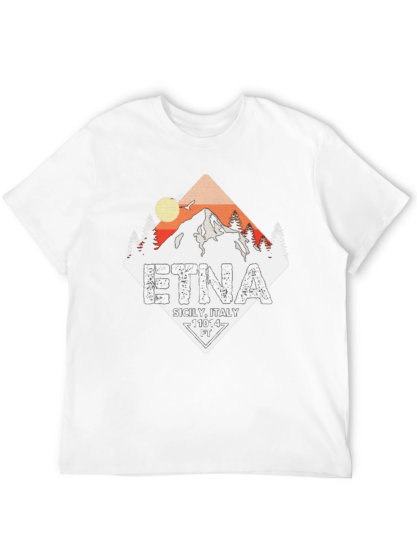 Etna Sicily Italy Graphic Tee