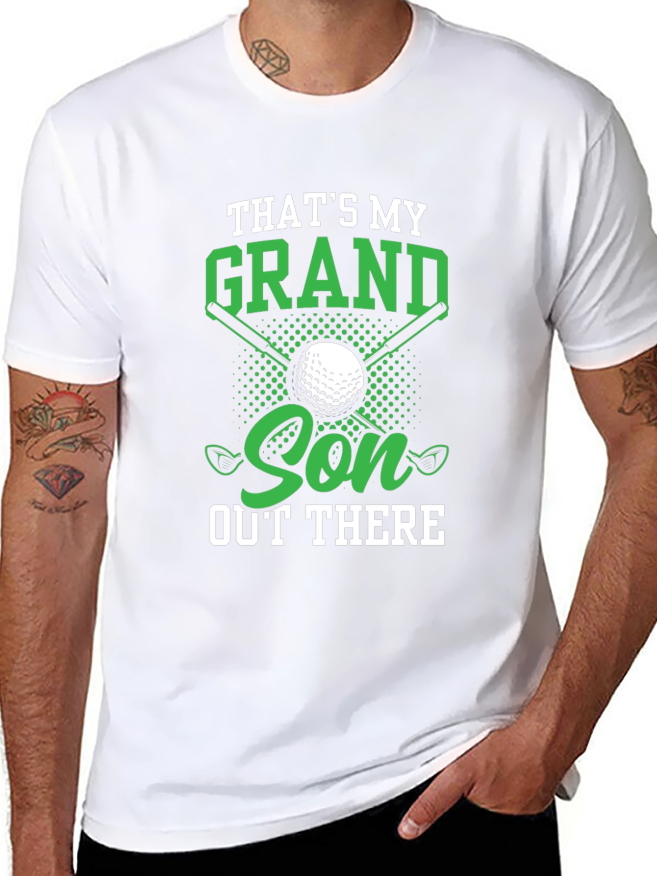 Thats My Grandson Out There - Golf T-Shirt