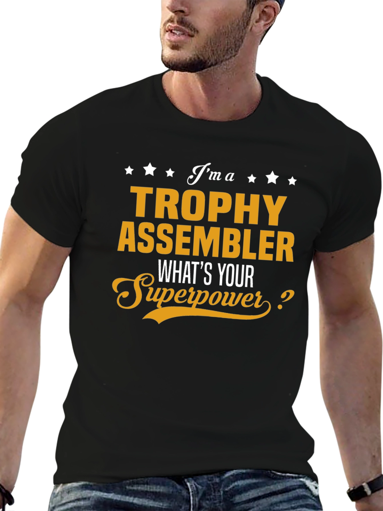Trophy Assembler Superpower Graphic Tee