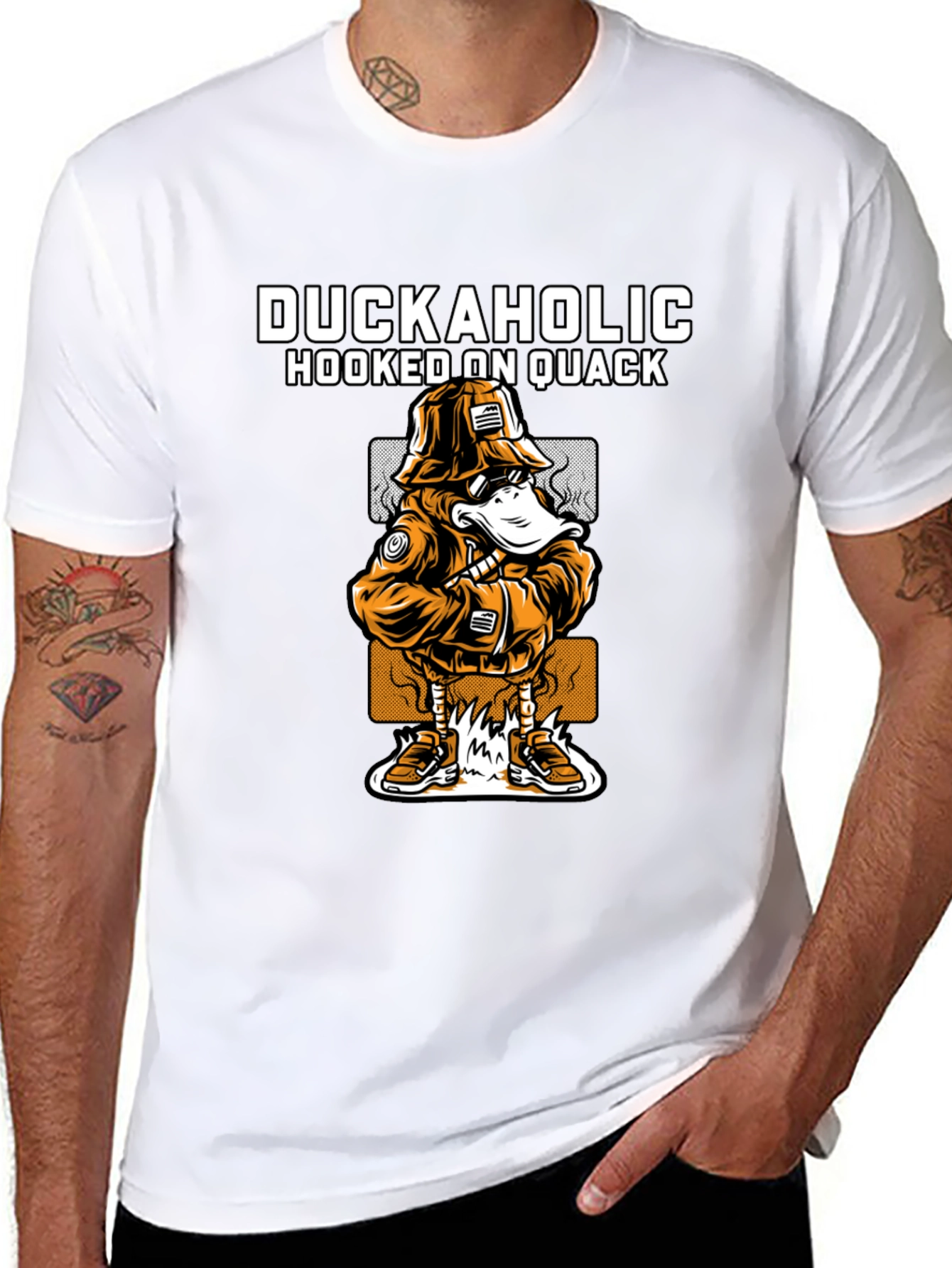 Duckaholic T-Shirt - Hooked on Quack