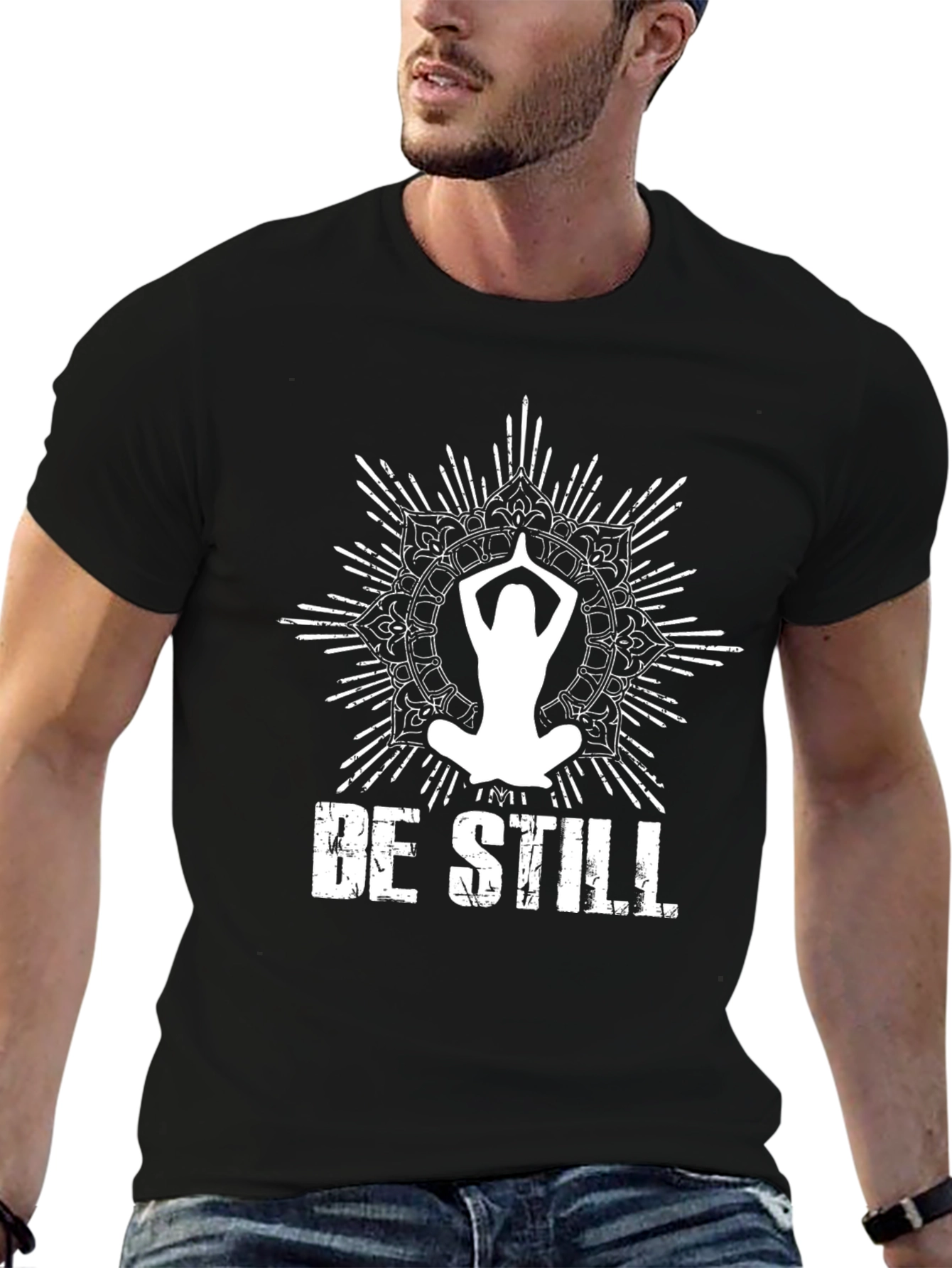 Be Still Yoga Meditation T-Shirt
