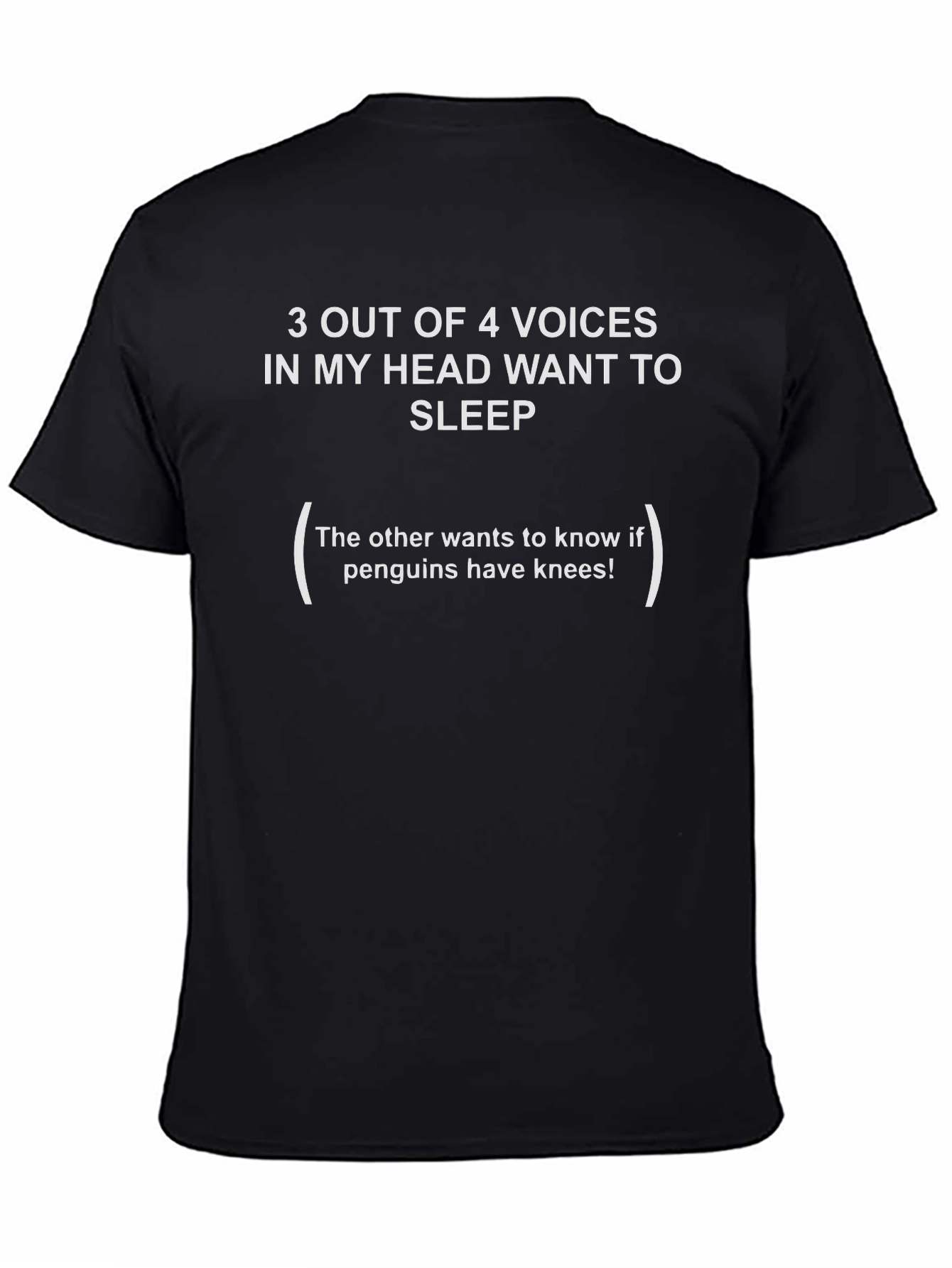 Funny Penguin Knees Graphic T-Shirt