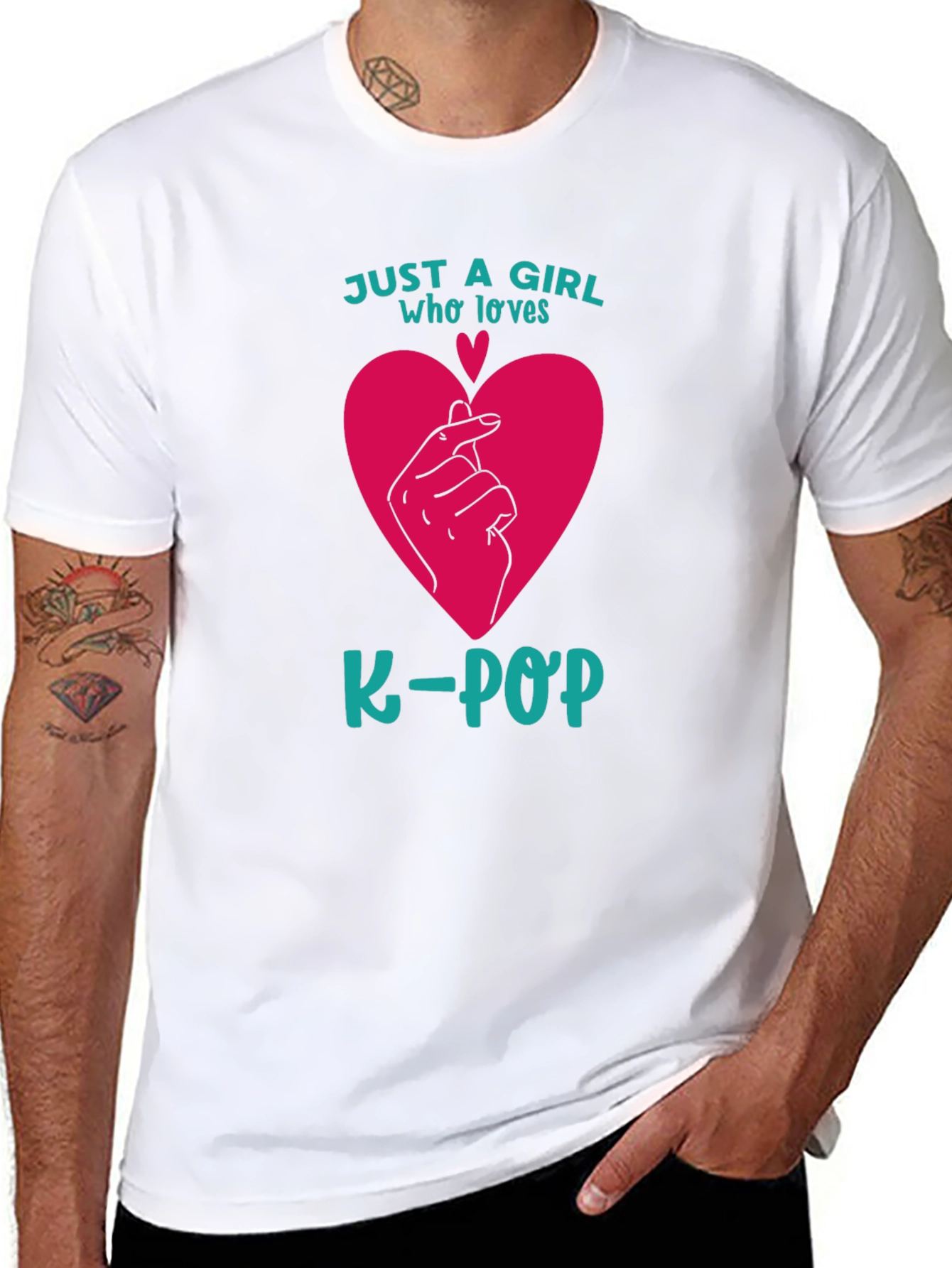 Just A Girl Who Loves K-Pop T-Shirt
