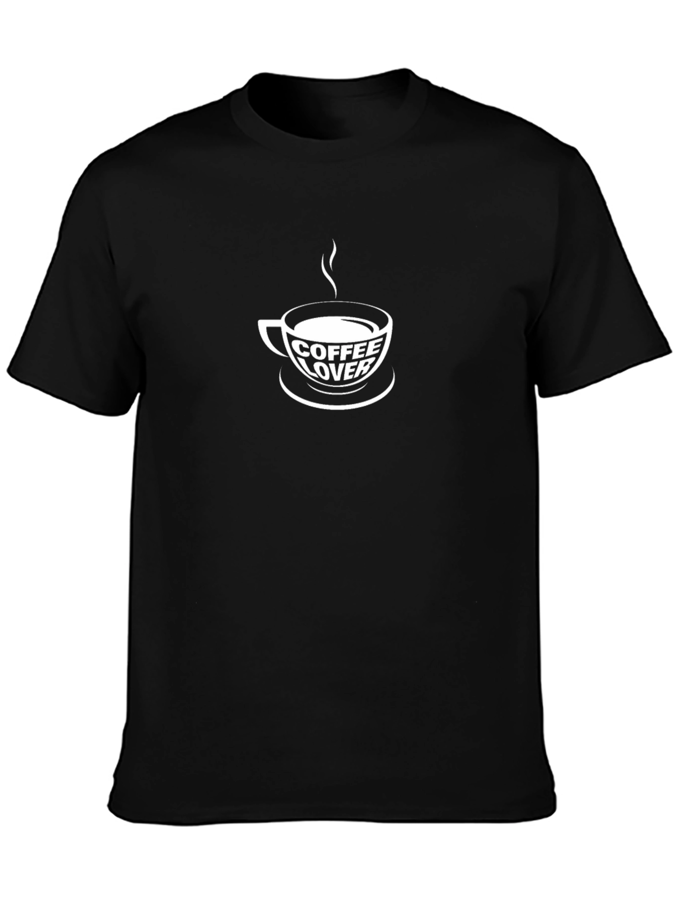 Coffee Lover Graphic Tee - Black
