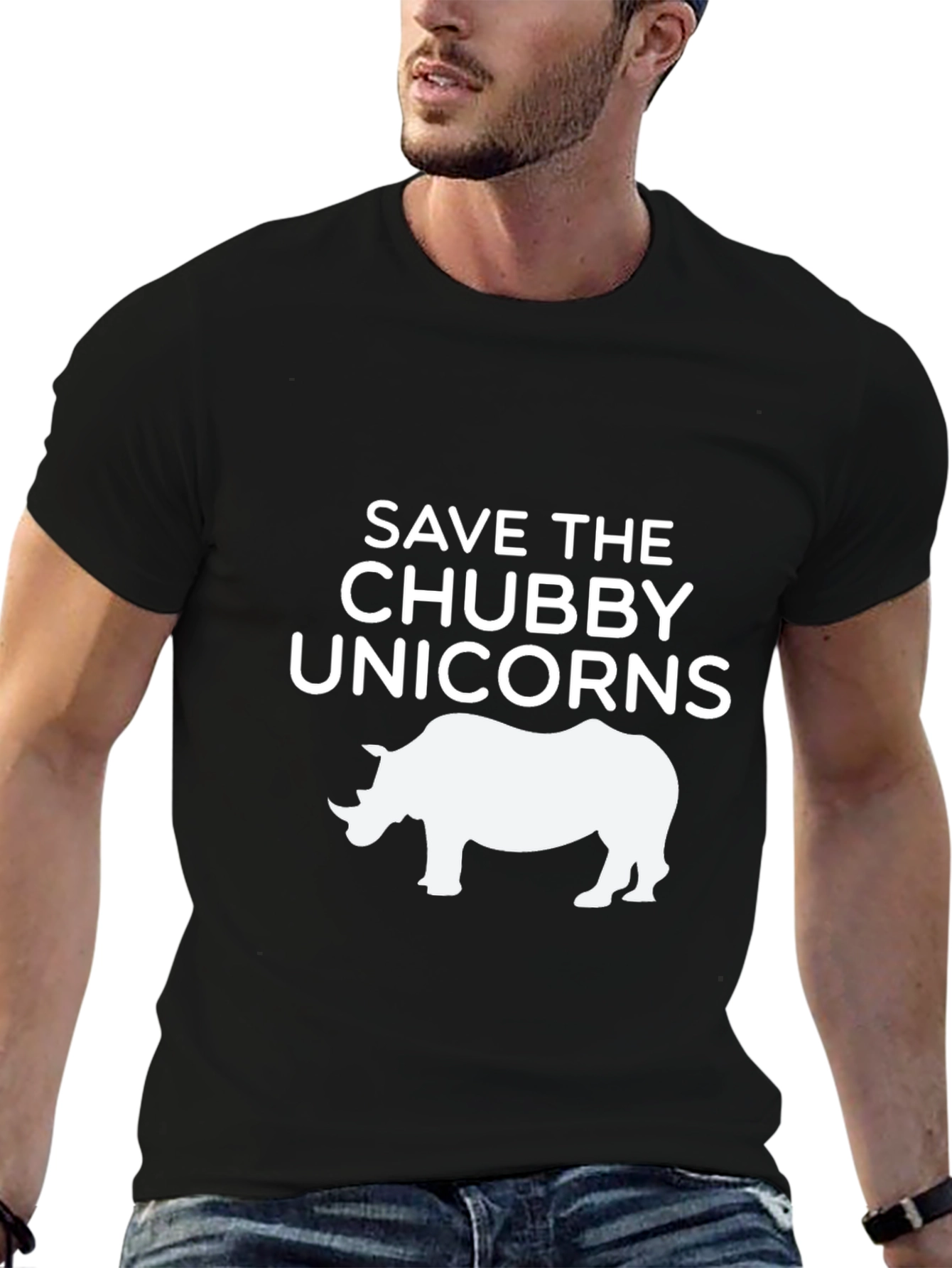Save the Chubby Unicorns Graphic Tee