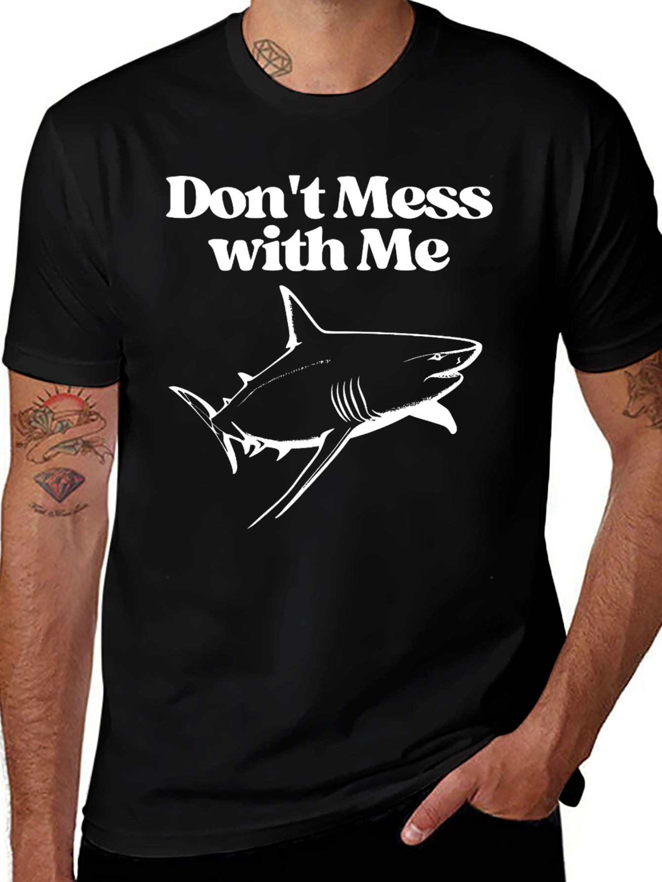 Dont Mess With Me Shark Graphic Tee