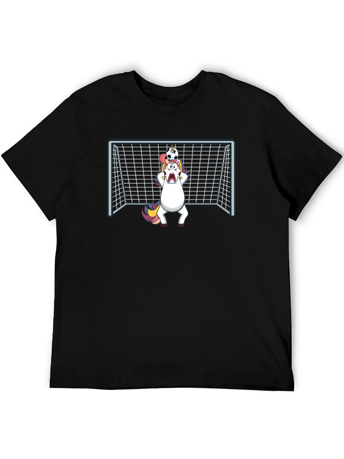 Unicorn Soccer Goalie Graphic Tee