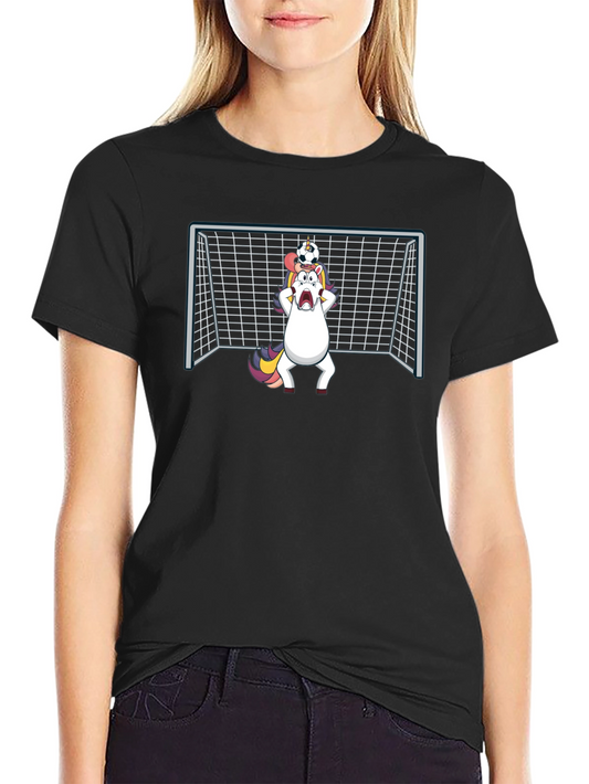 Unicorn Soccer Goalie Graphic Tee