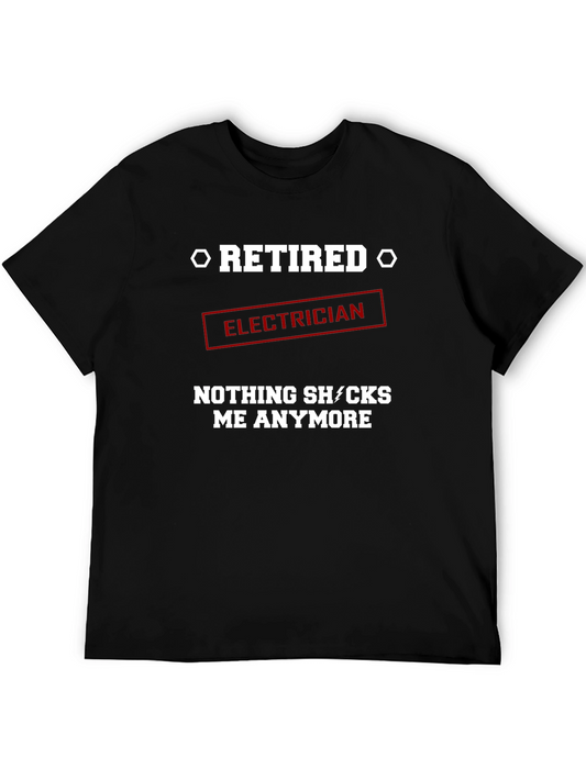 Retired Electrician Graphic T-Shirt