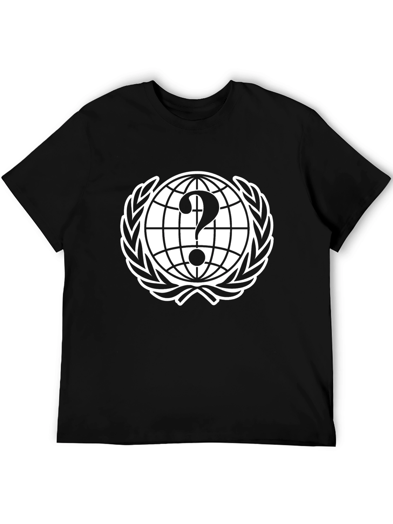 Question Globe T-Shirt - Unisex Black Tee