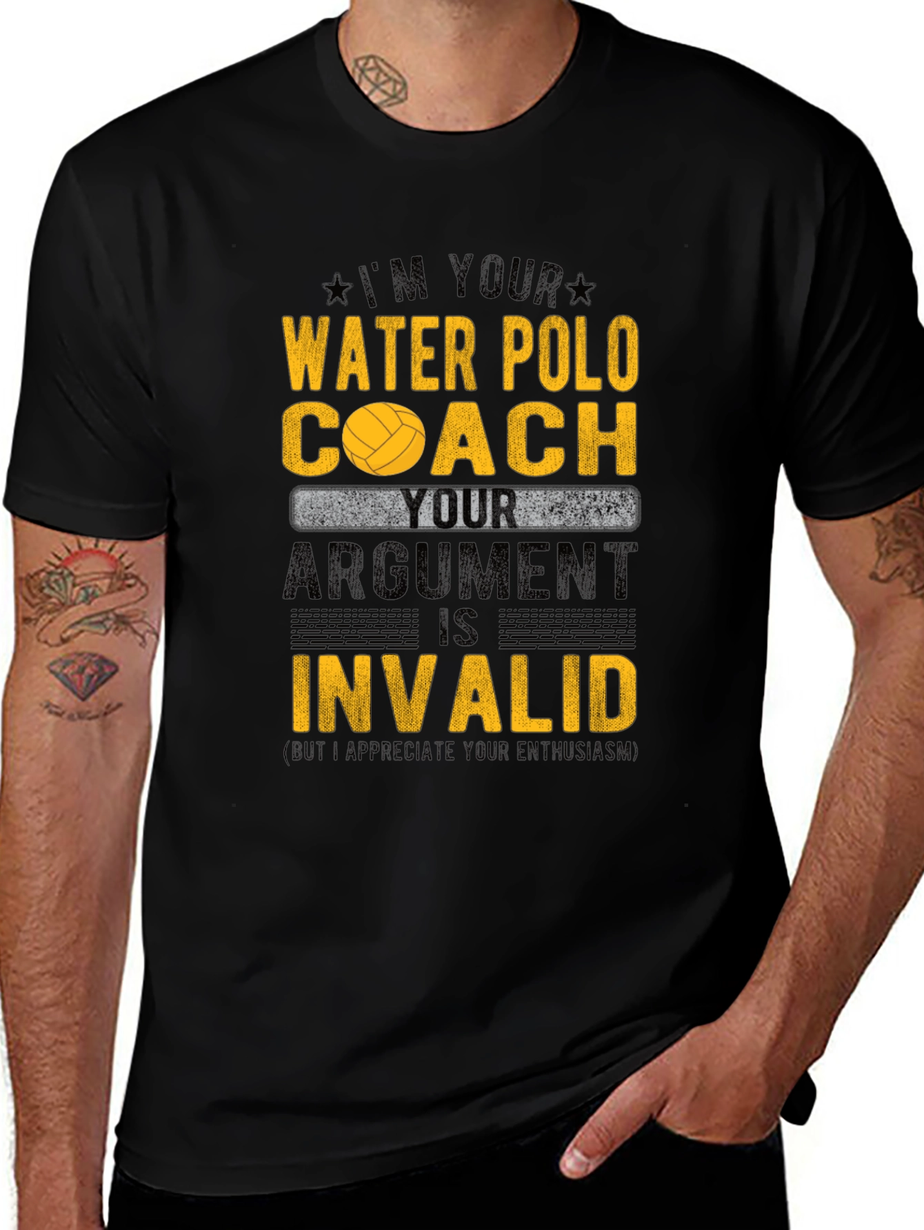 Water Polo Coach T-Shirt - Your Argument is Invalid!