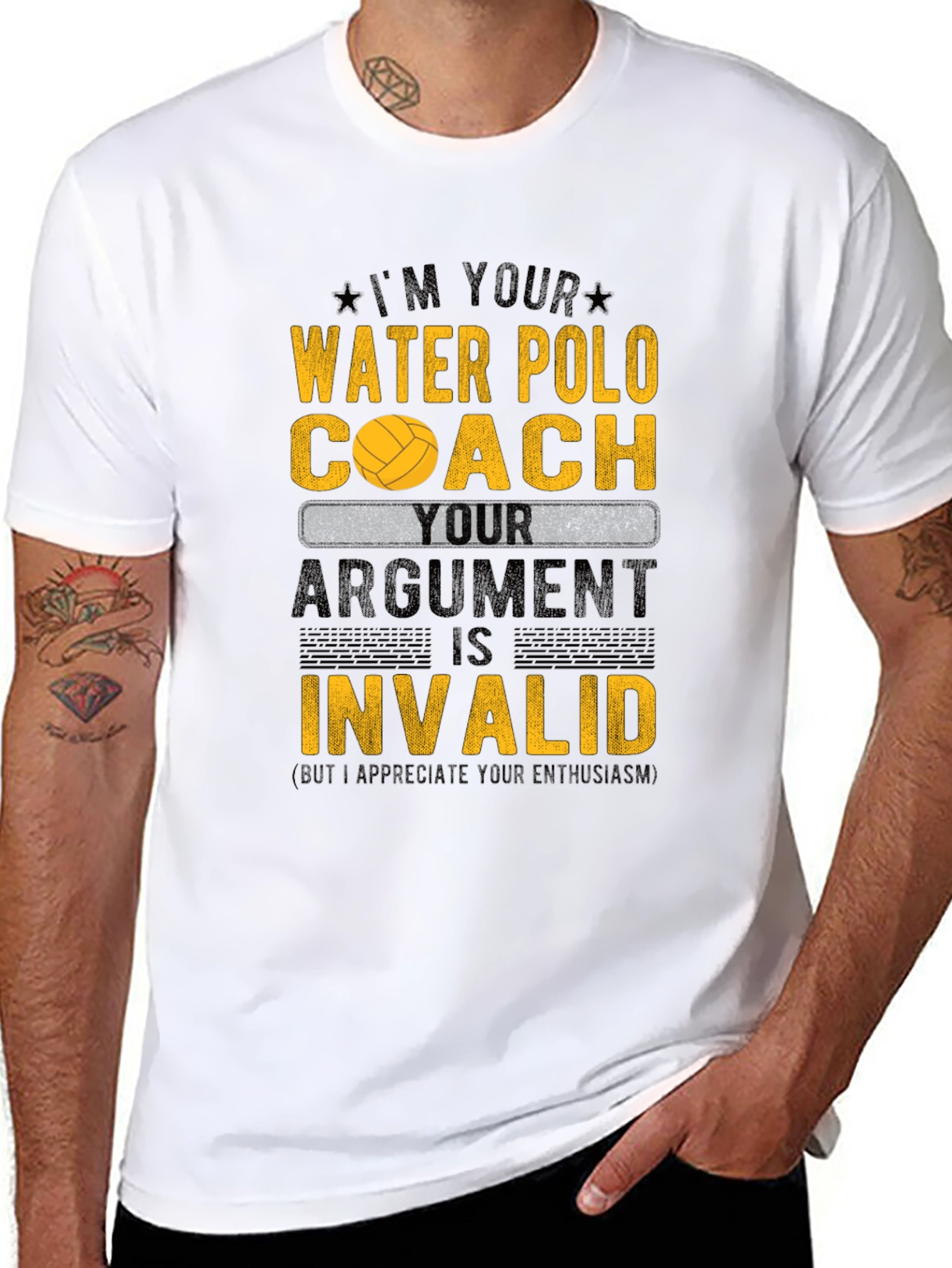 Water Polo Coach T-Shirt - Your Argument is Invalid!
