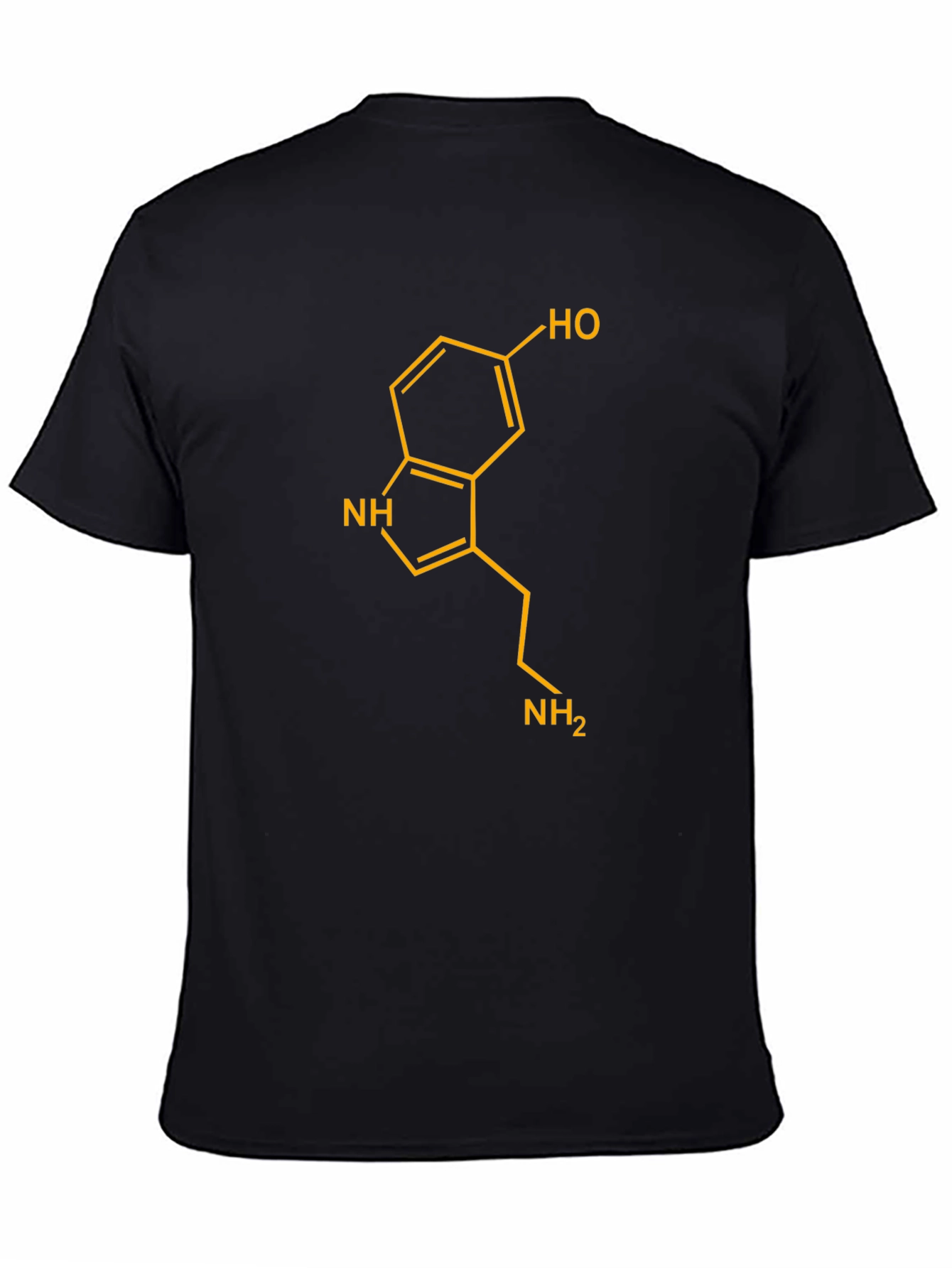 Serotonin Molecule Graphic T-Shirt
