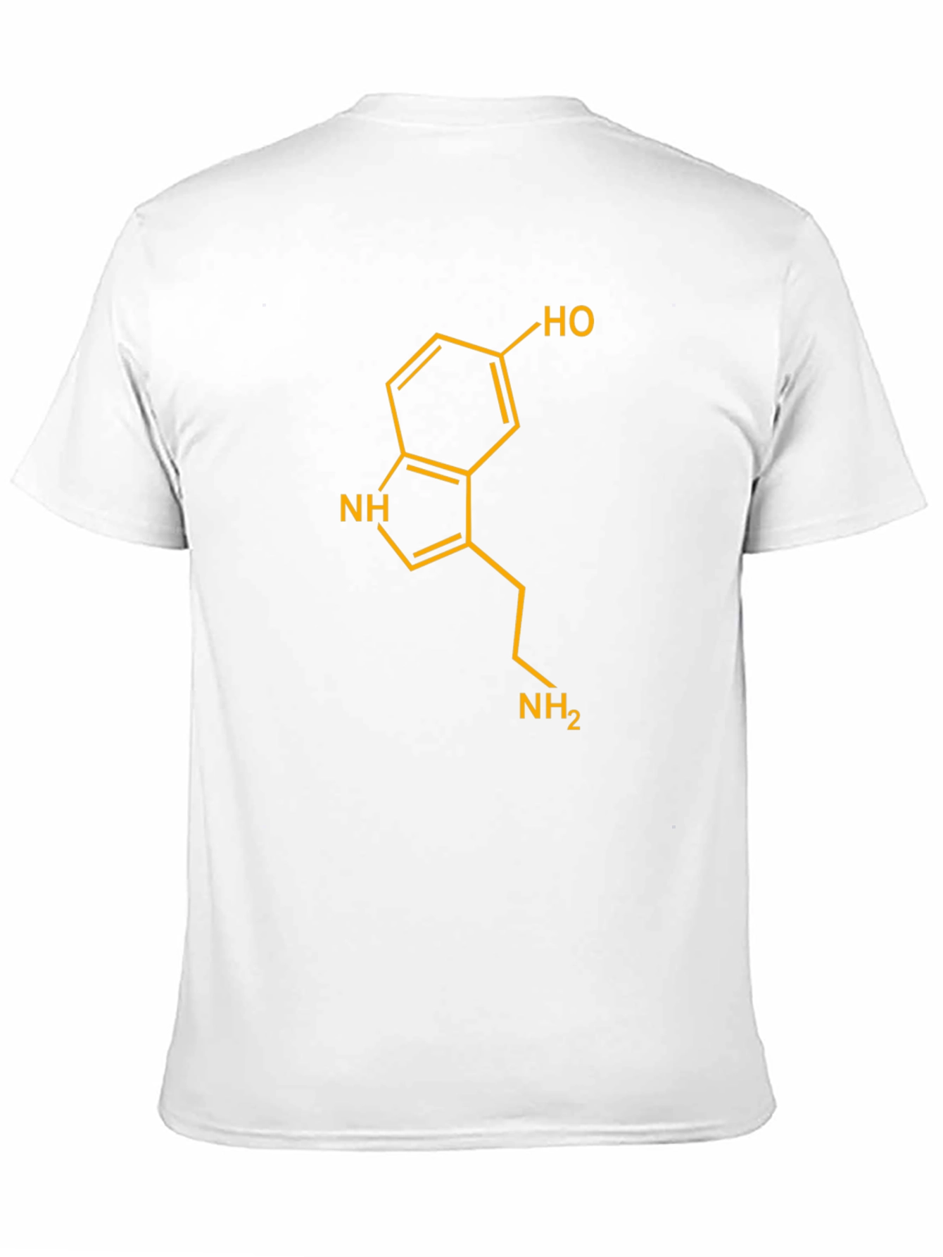 Serotonin Molecule Graphic T-Shirt