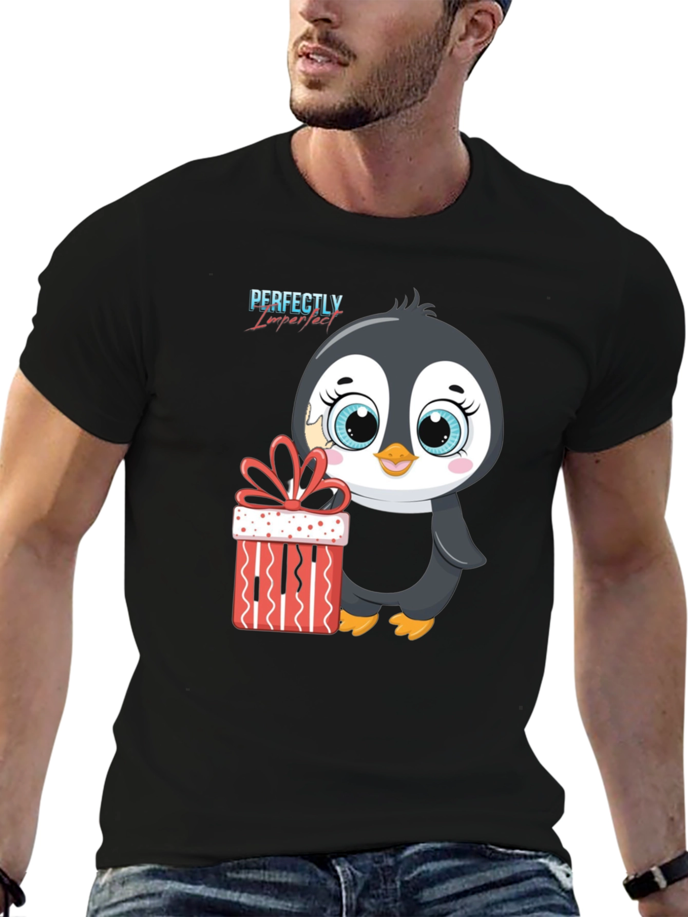 Cute Penguin Gift Graphic T-Shirt