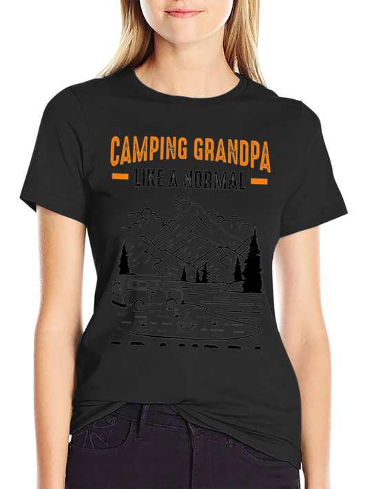 Camping Grandpa Graphic Tee