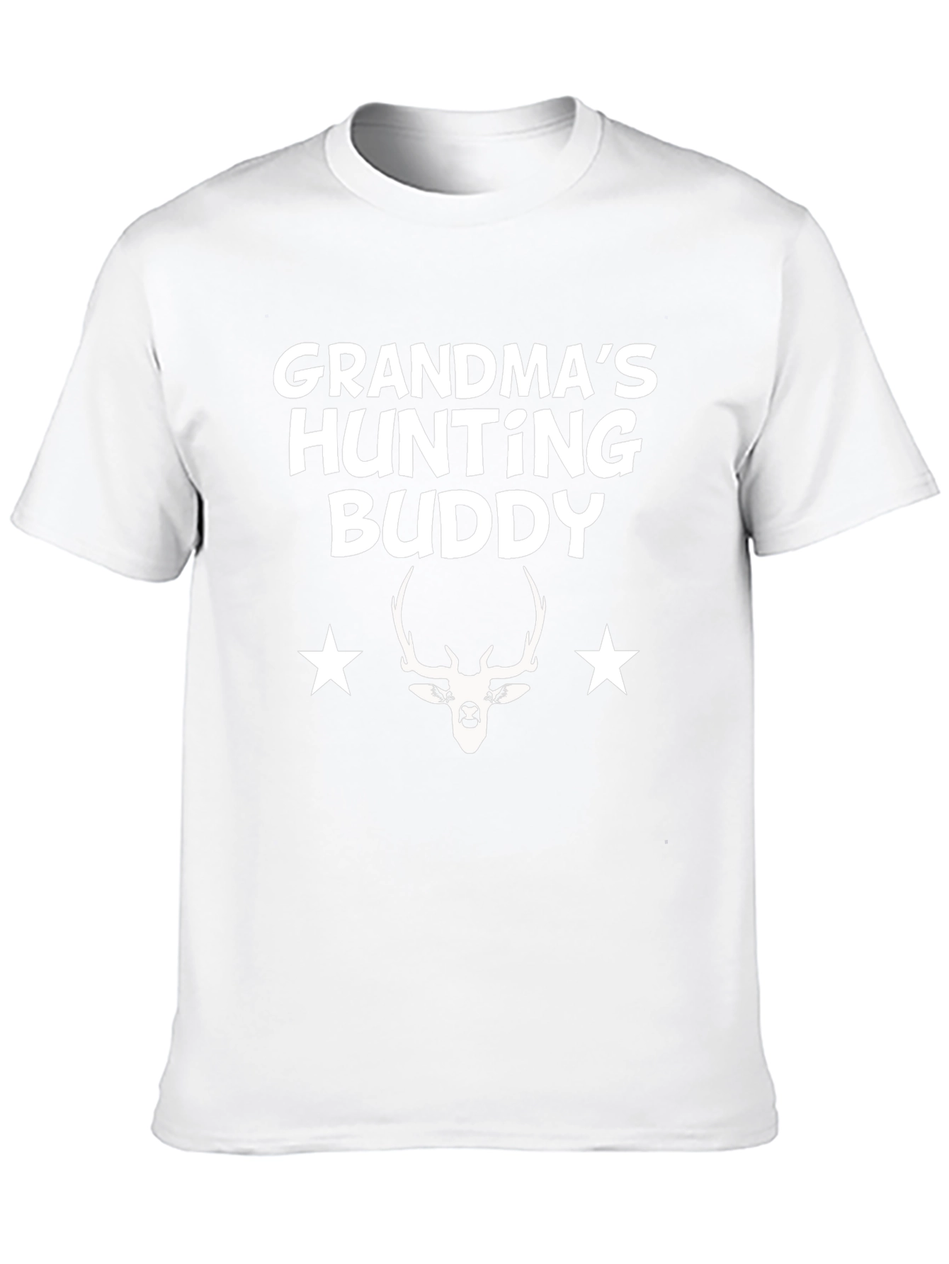 Grandmas Hunting Buddy Graphic Tee - Black Cotton T-Shirt