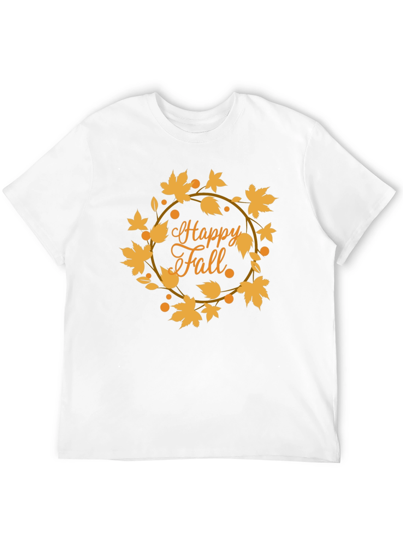 Happy Fall Graphic Tee - Black
