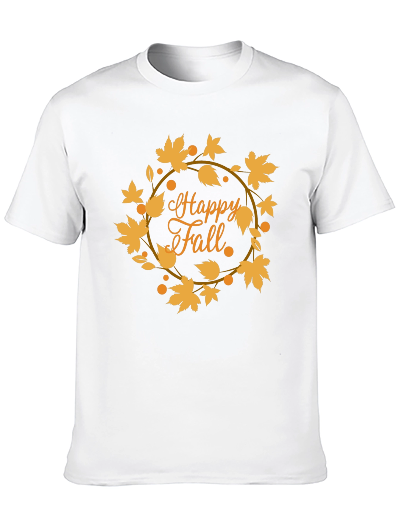 Happy Fall Graphic Tee - Black