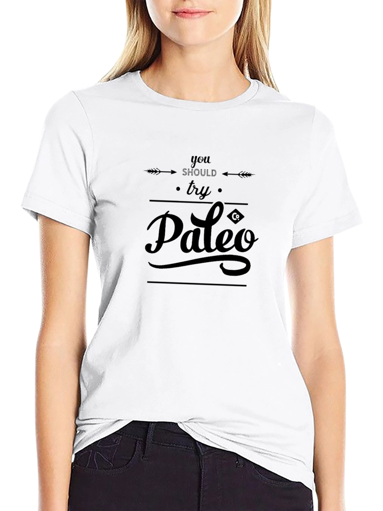 You Should Try Paleo T-Shirt - Black