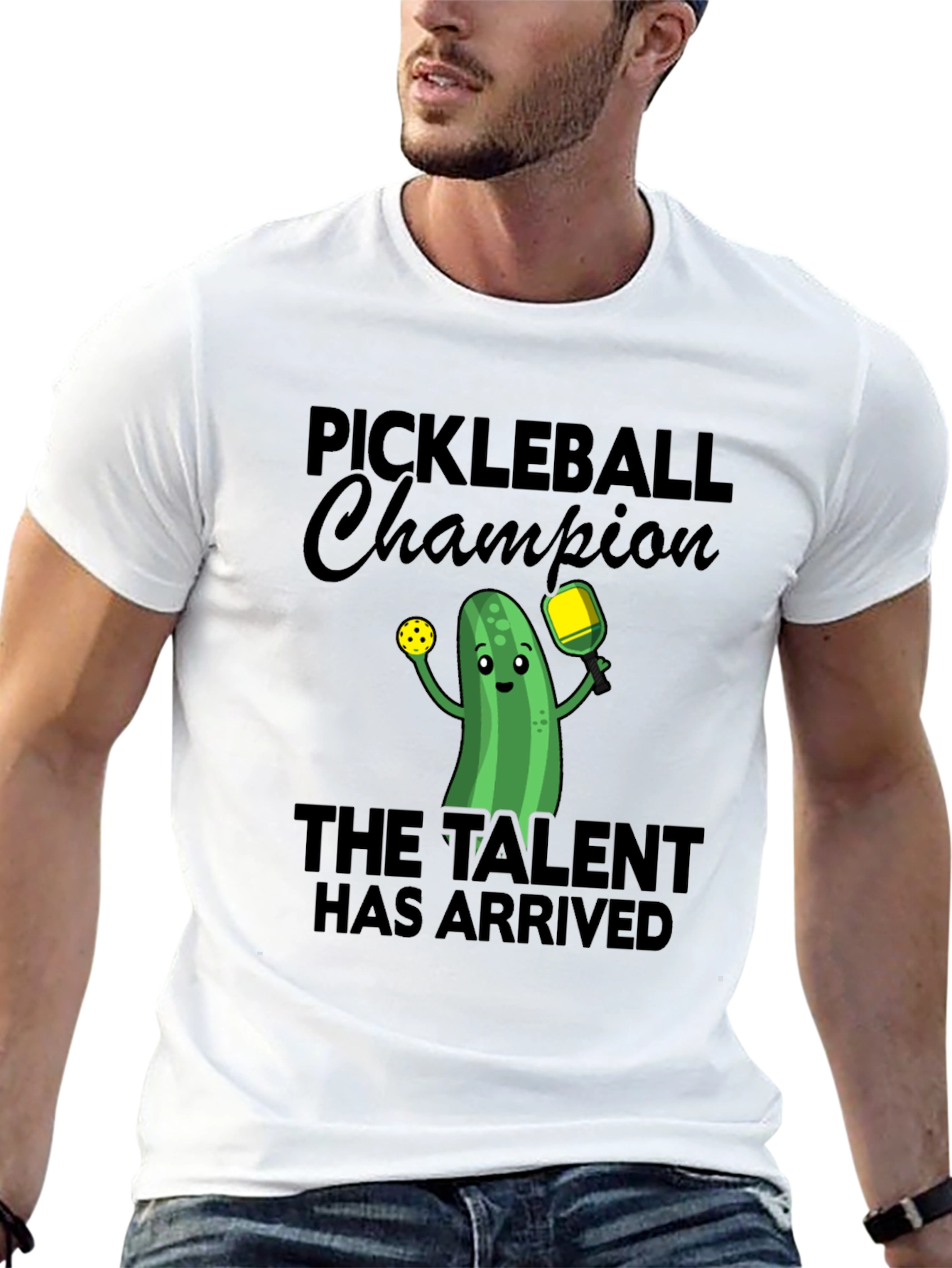 Pickleball Champion Funny Graphic Tee