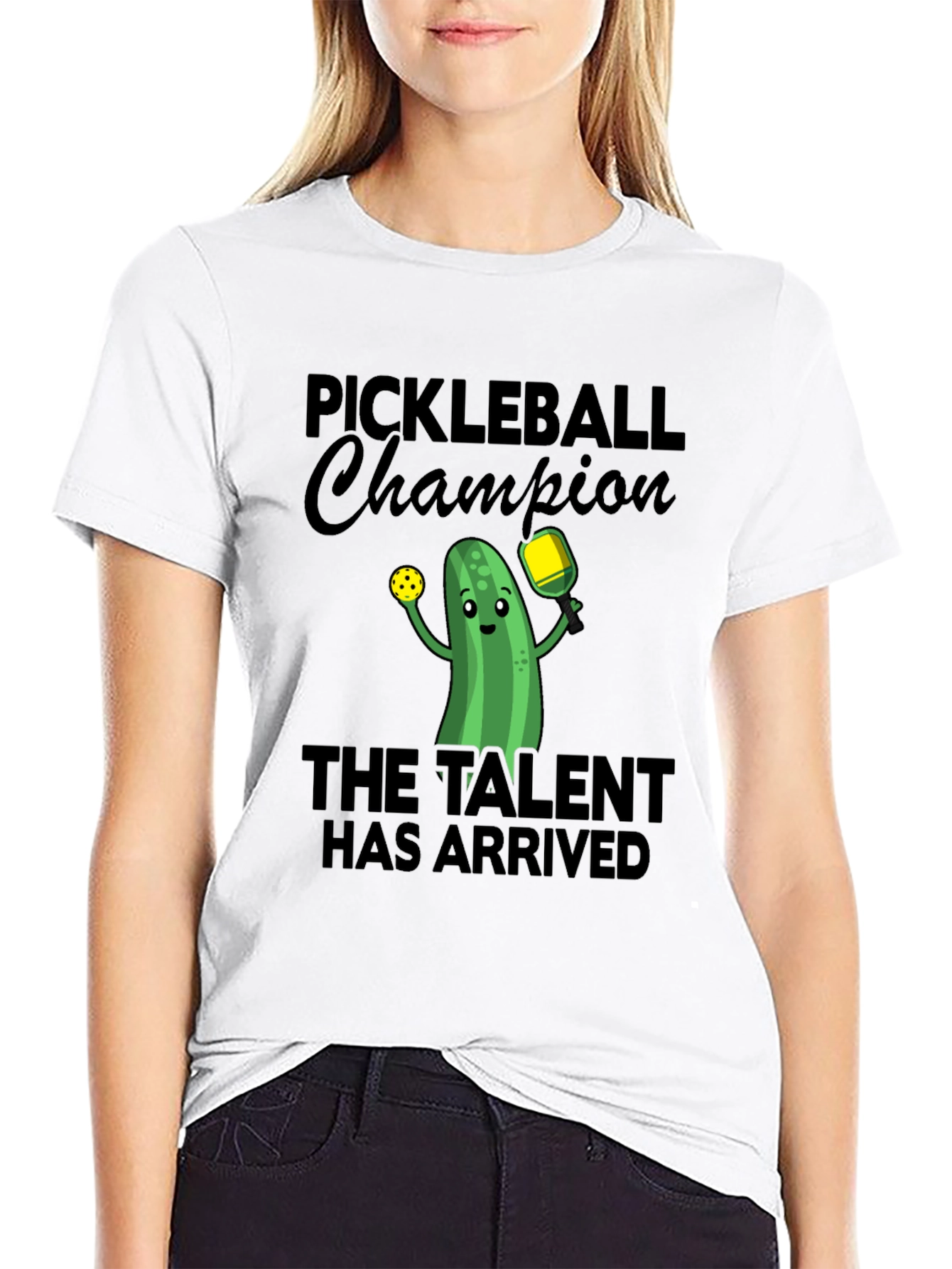 Pickleball Champion Funny Graphic Tee