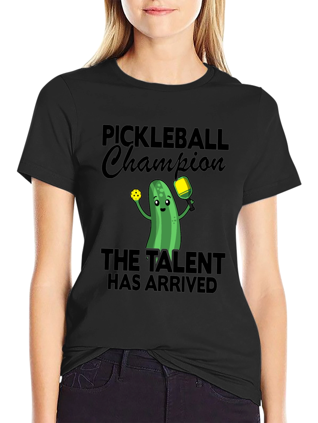 Pickleball Champion Funny Graphic Tee
