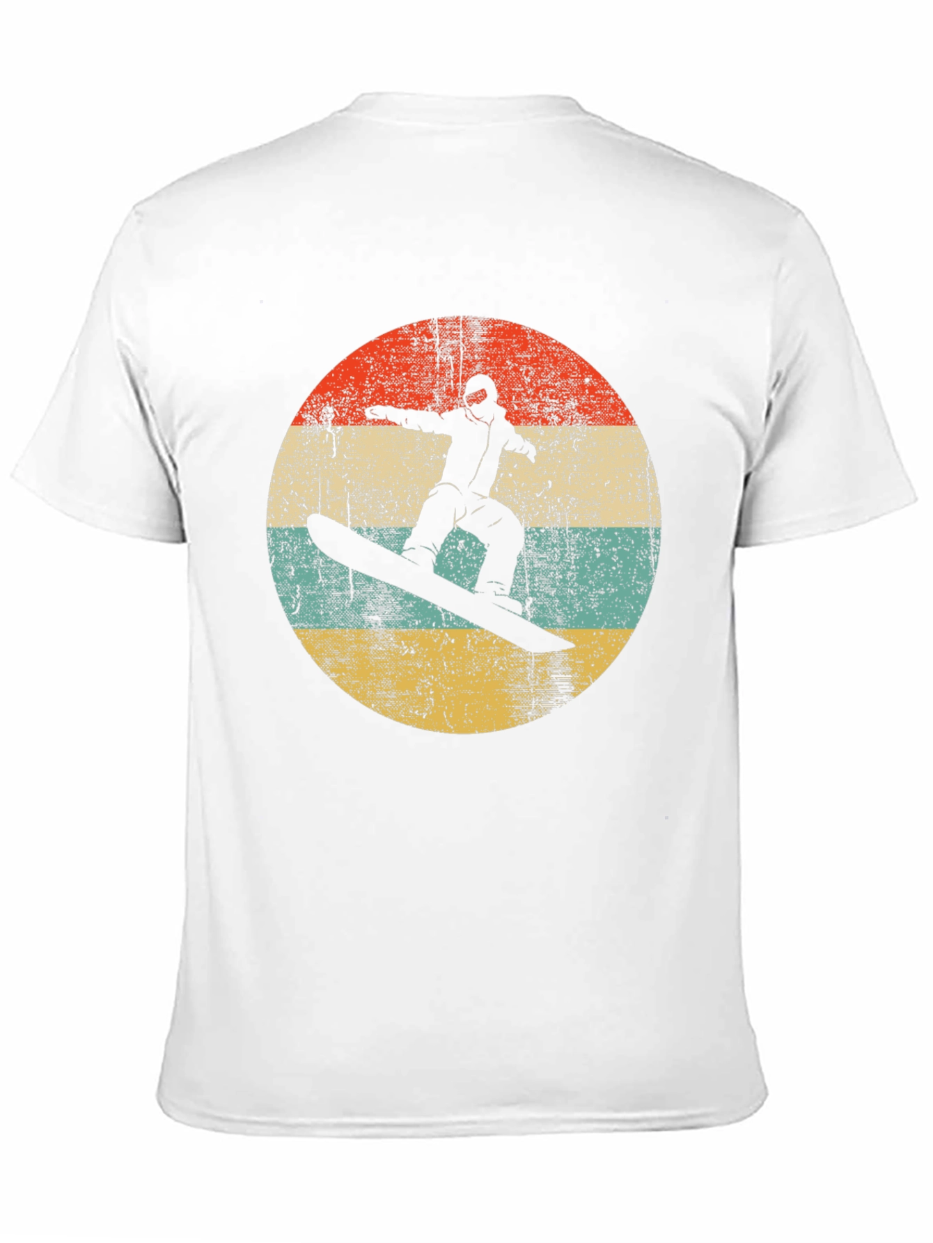 Retro Snowboarder Graphic Tee - Black