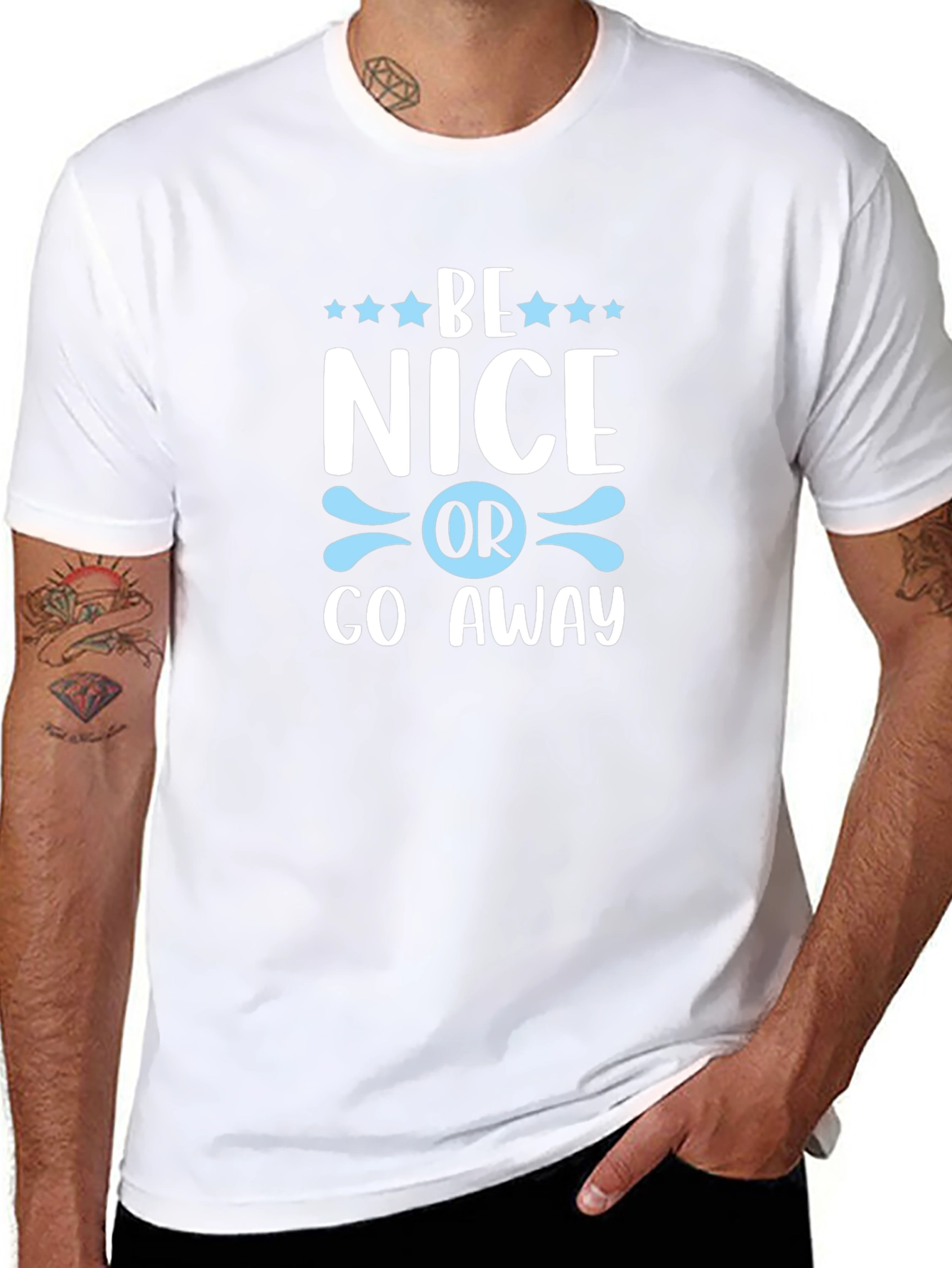 Be Nice Graphic Tee - Stylish Unisex Cotton T-Shirt