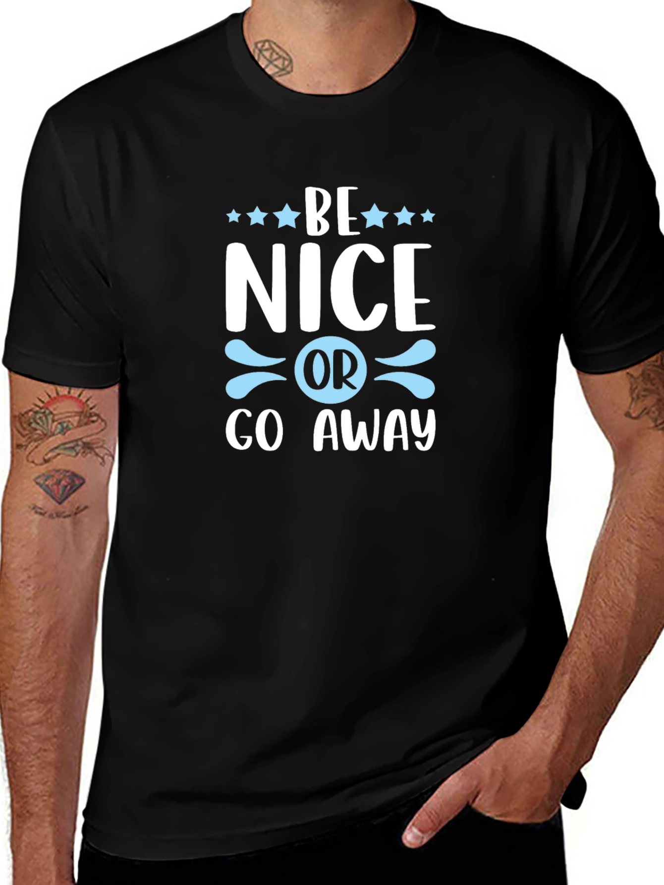 Be Nice Graphic Tee - Stylish Unisex Cotton T-Shirt