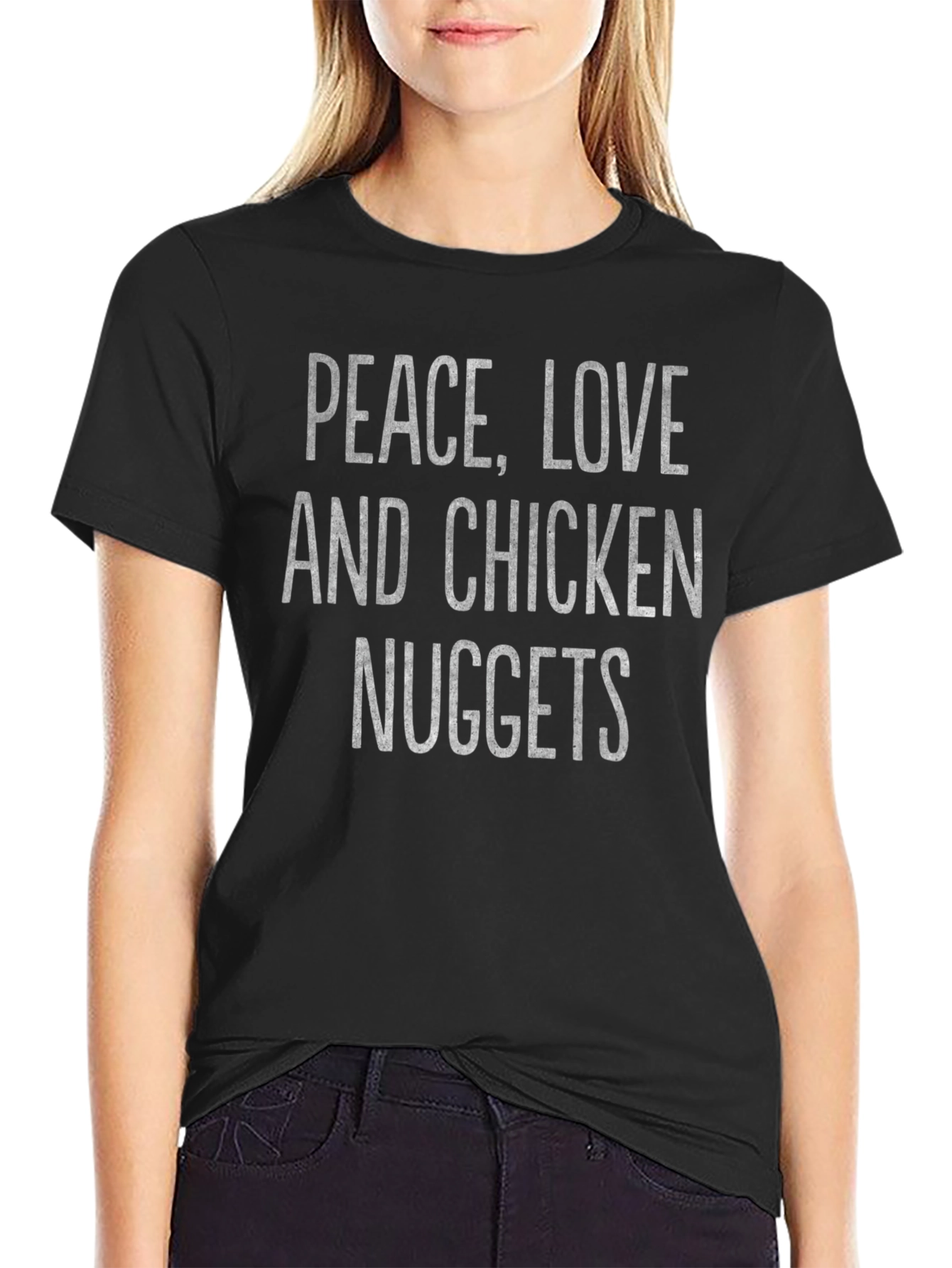 Peace Love Chicken Nuggets T-Shirt