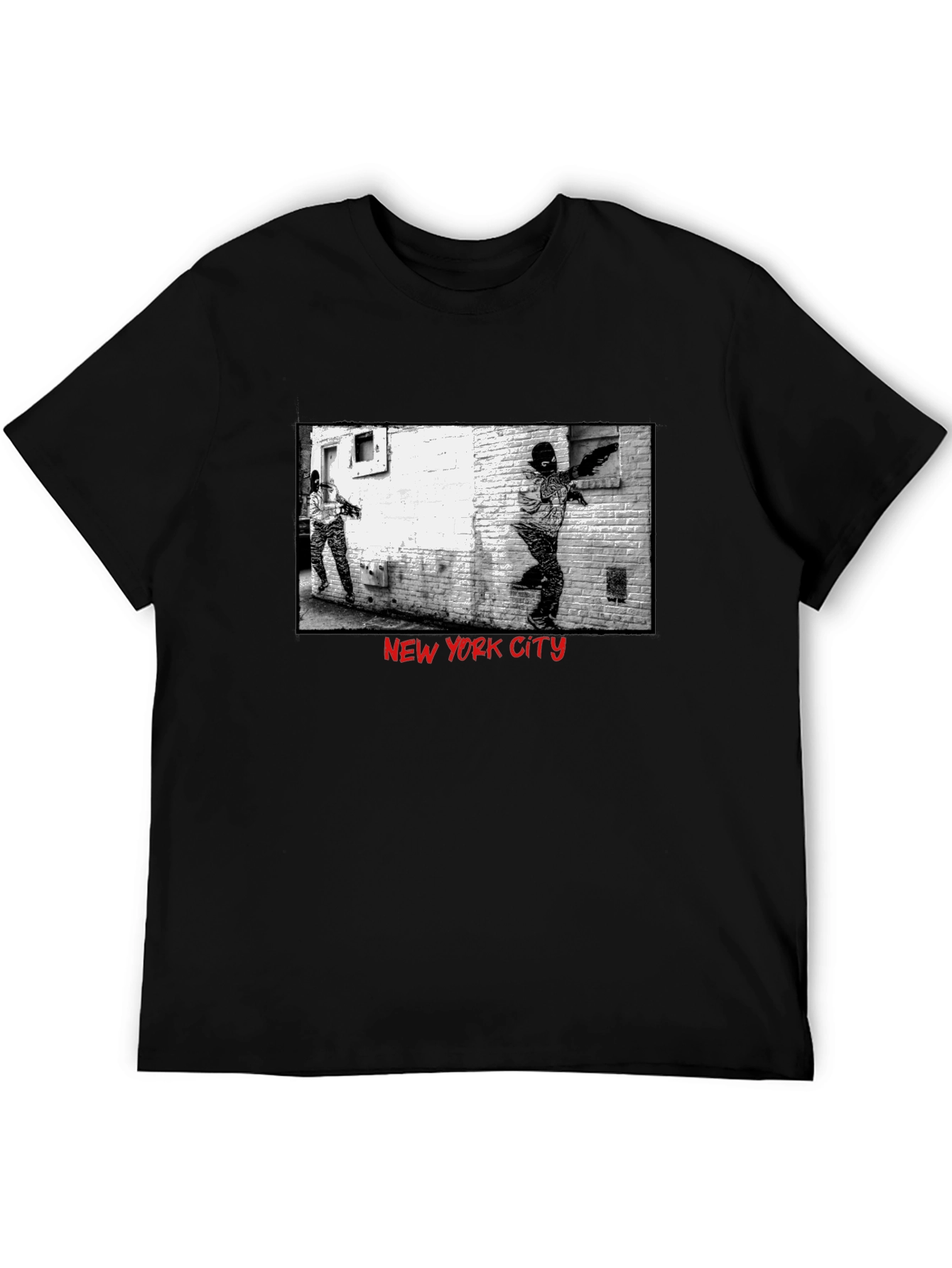 New York City Graphic Black T-Shirt