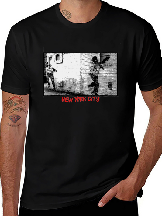 New York City Graphic Black T-Shirt