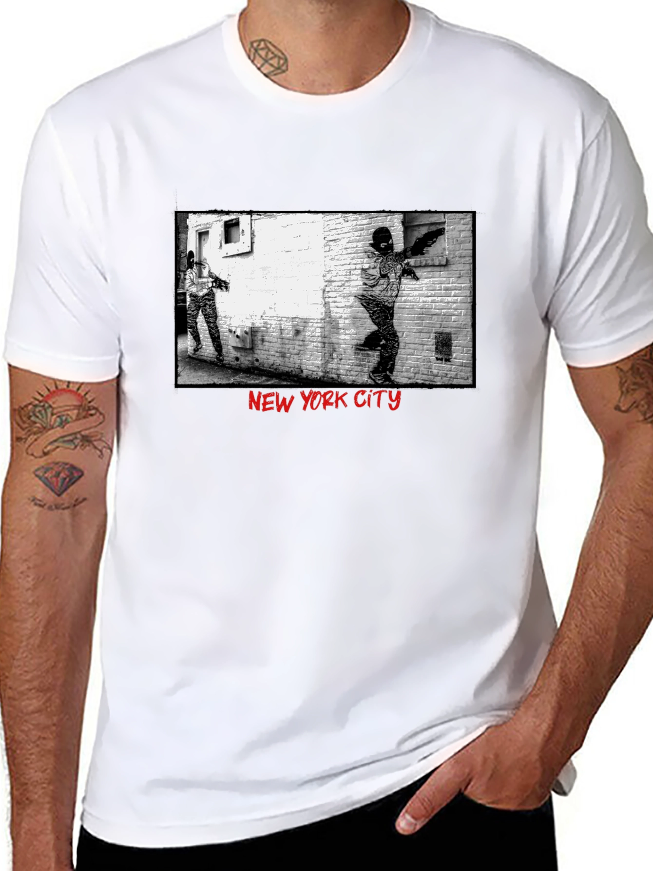 New York City Graphic Black T-Shirt