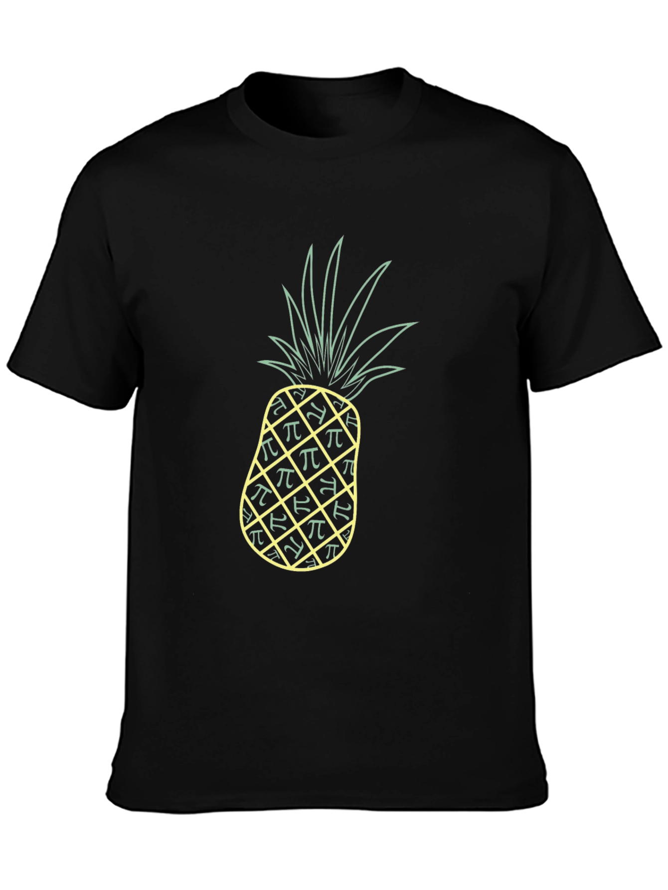 Pineapple Pi Graphic Tee - Unique Math Lovers Shirt