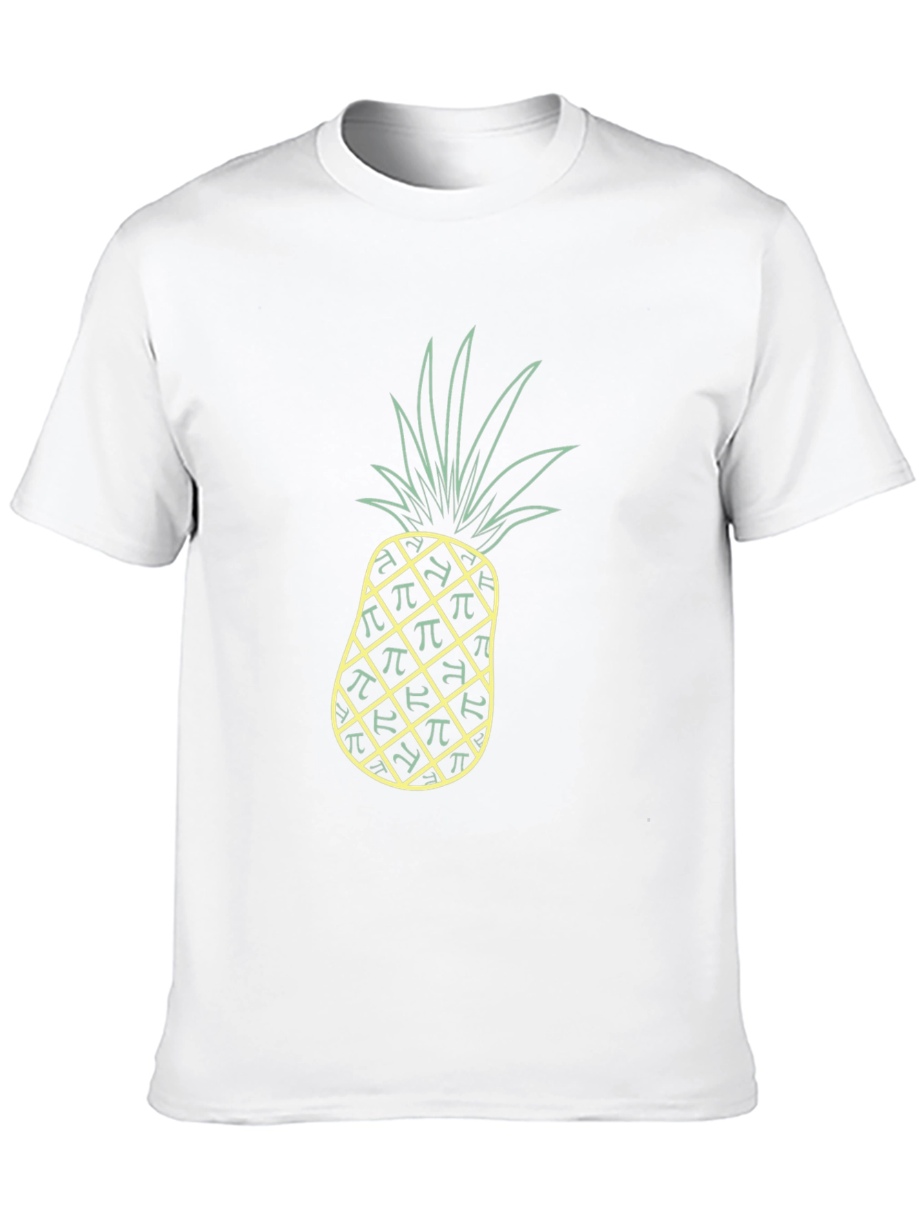 Pineapple Pi Graphic Tee - Unique Math Lovers Shirt